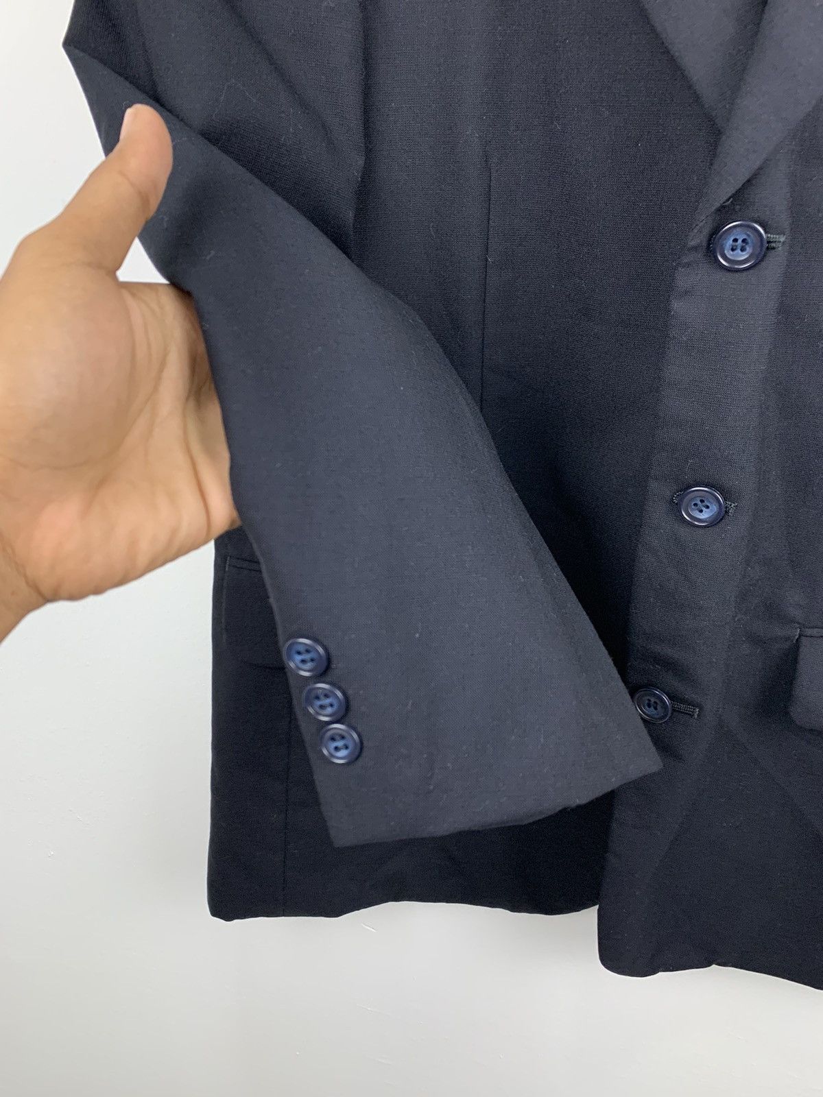 Designer × GianMarco Venturi GIANMARCO VENTURI Linen Luxury Officewear Suit BlazerJacket Size 40R - 3 Thumbnail