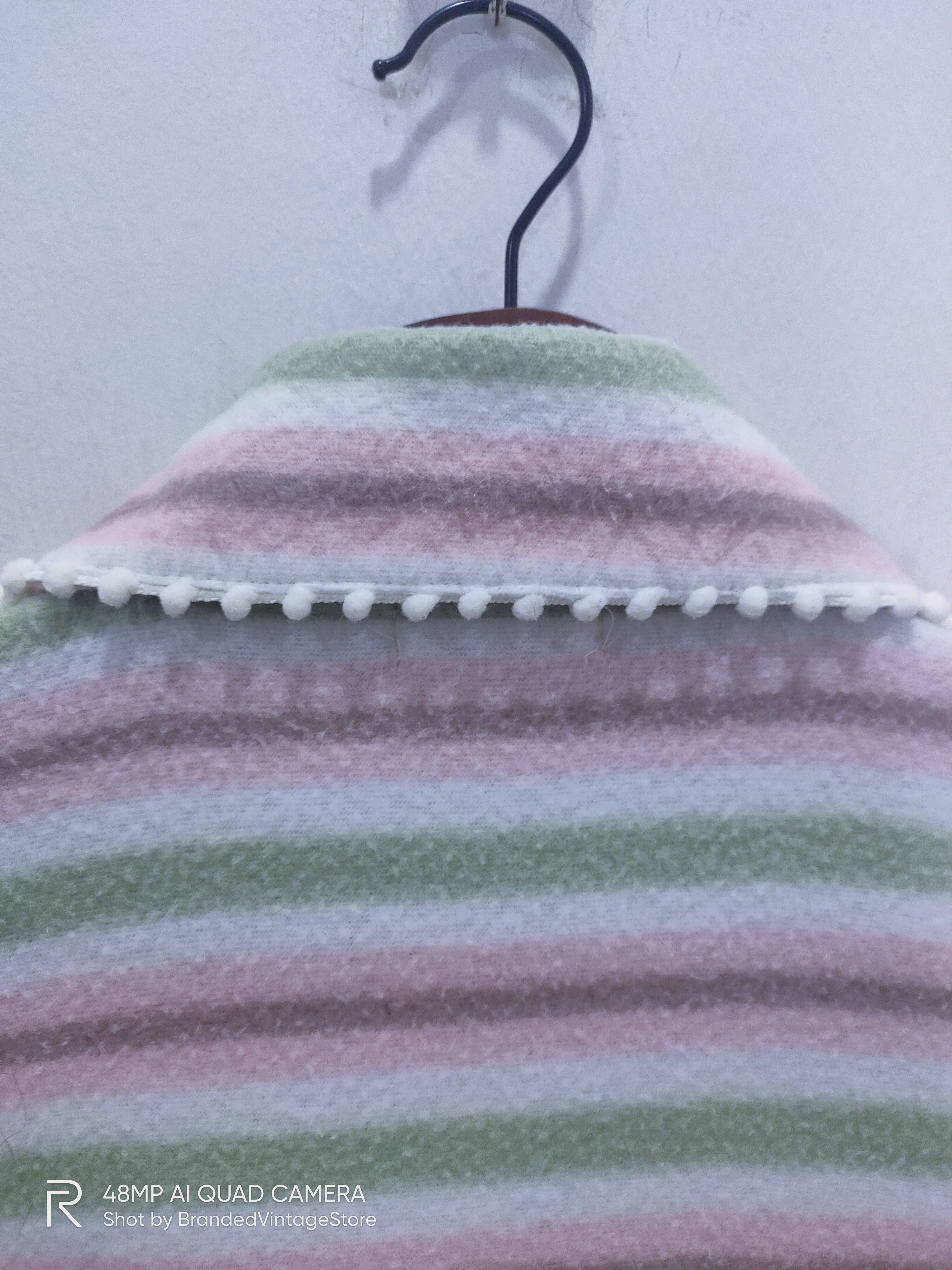 OVER THE STRiPES × Traditional Weatherwear FER É REPASSER Traditional Striped Fleece Button Sweatshirt Size L / US 10 / IT 46 - 11 Thumbnail