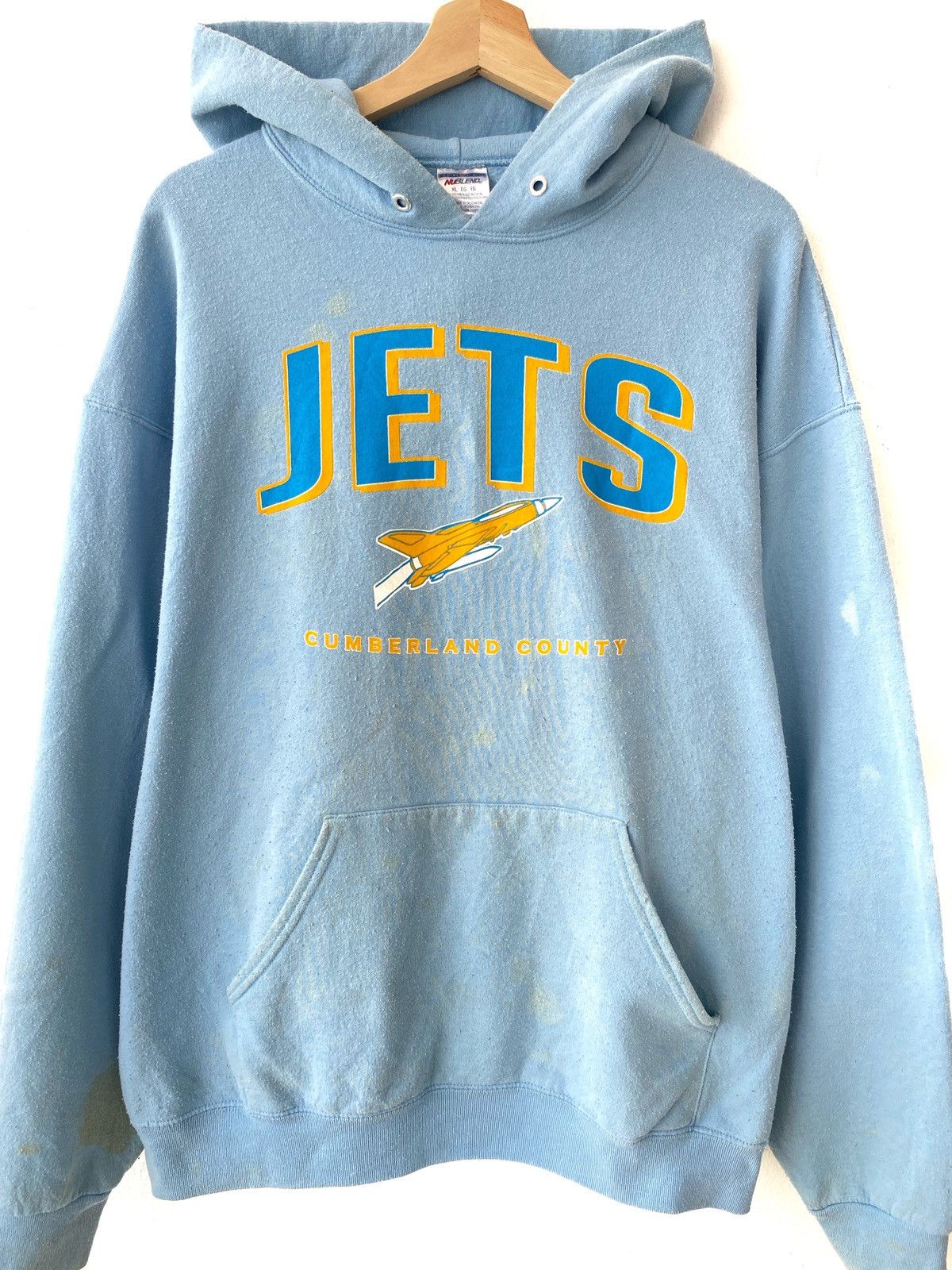 Jet Life Apparel Vintage Jets Cumberland County Pullover Hoodies Size US XL / EU 56 / 4 - 2 Thumbnail
