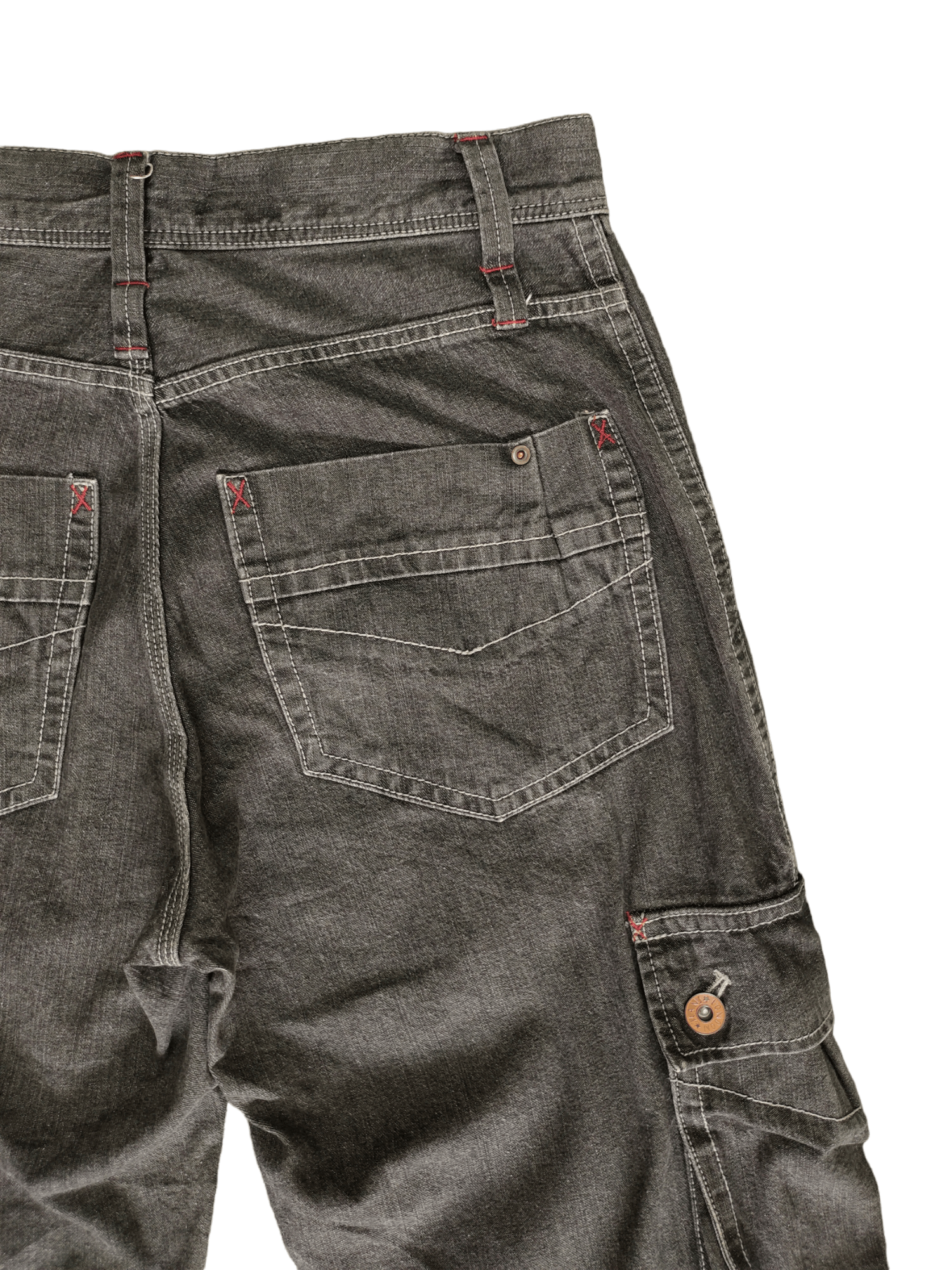 Hobo Baggy Jeans Hobo Jeans Cargo Wide Leg Hip Hop Y2k Jnco Style Size US 32 / EU 48 - 5 Thumbnail