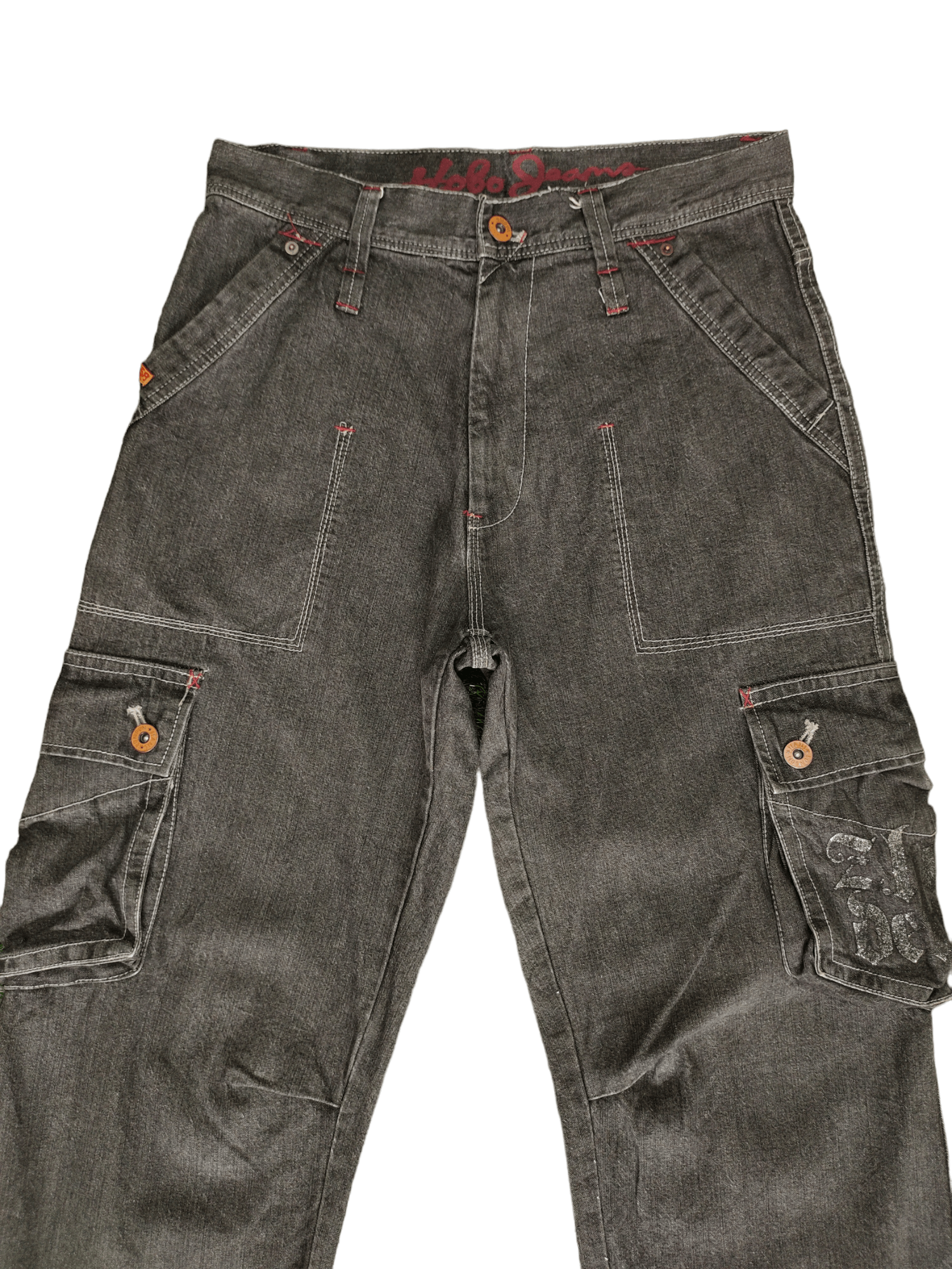 Hobo Baggy Jeans Hobo Jeans Cargo Wide Leg Hip Hop Y2k Jnco Style Size US 32 / EU 48 - 12 Thumbnail
