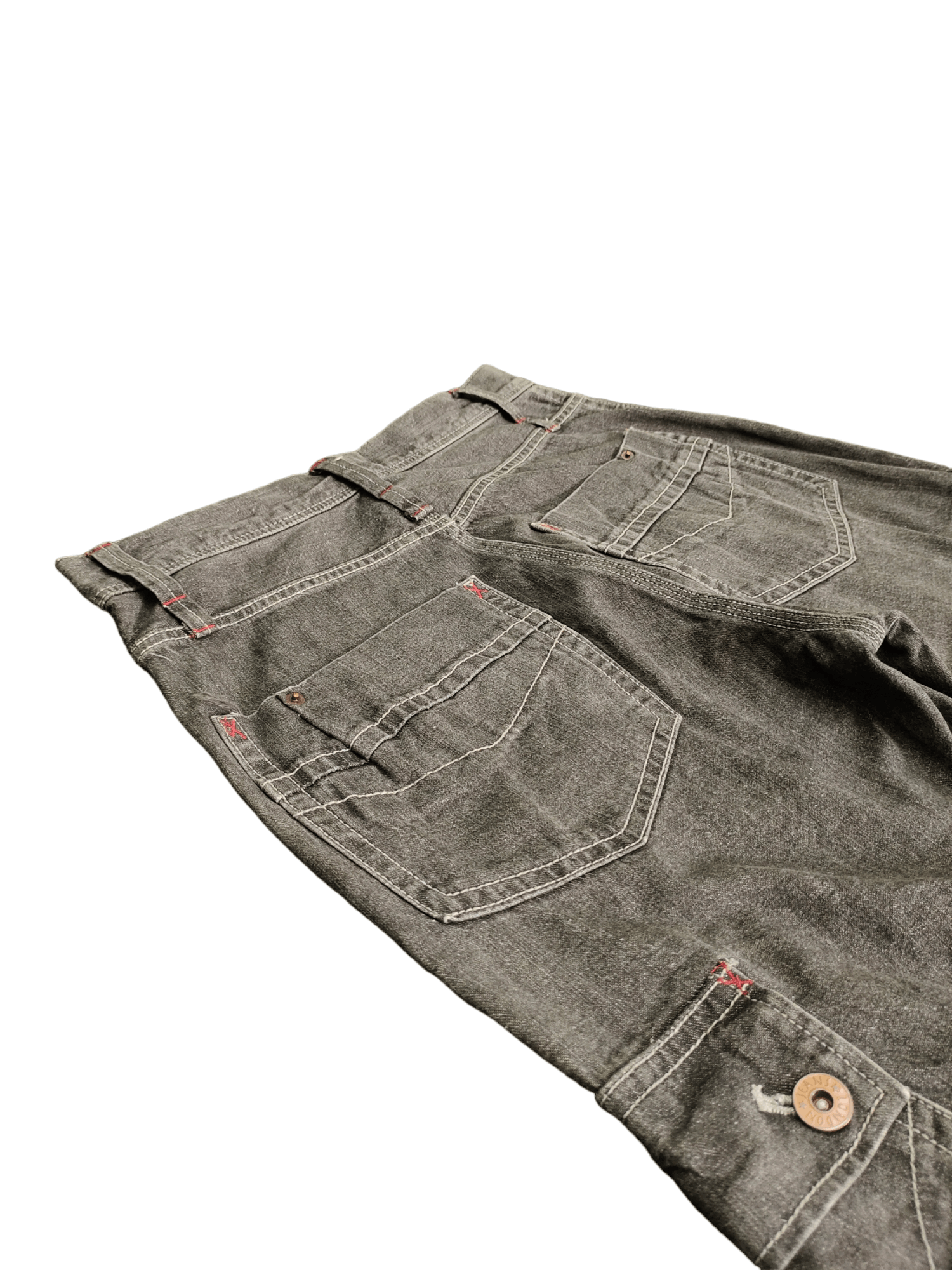 Hobo Baggy Jeans Hobo Jeans Cargo Wide Leg Hip Hop Y2k Jnco Style Size US 32 / EU 48 - 3 Thumbnail
