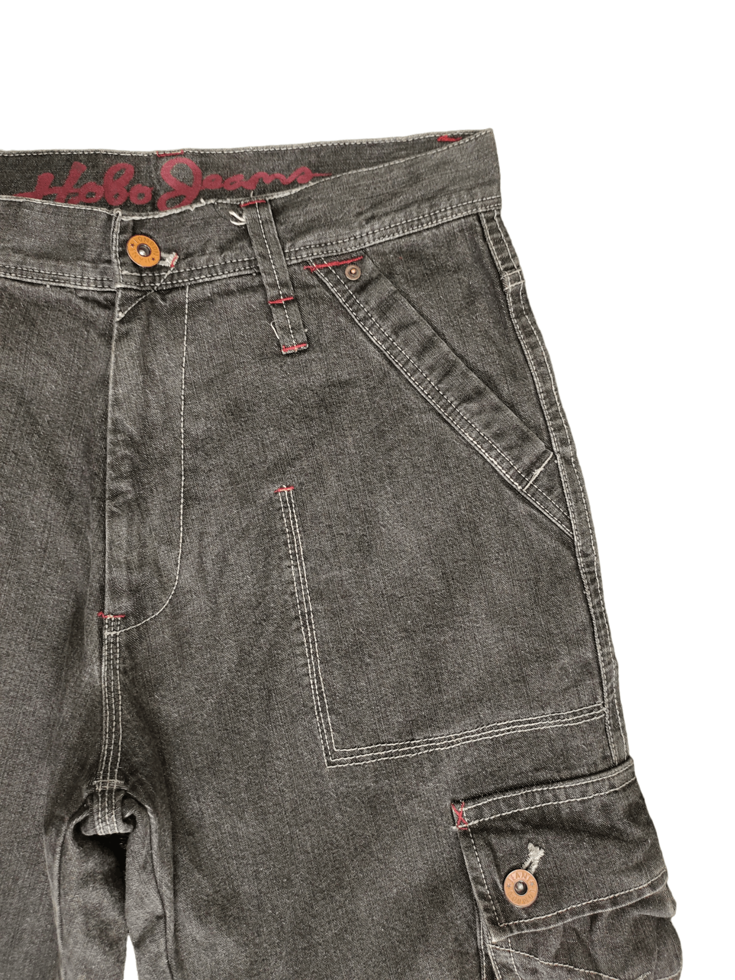 Hobo Baggy Jeans Hobo Jeans Cargo Wide Leg Hip Hop Y2k Jnco Style Size US 32 / EU 48 - 13 Thumbnail