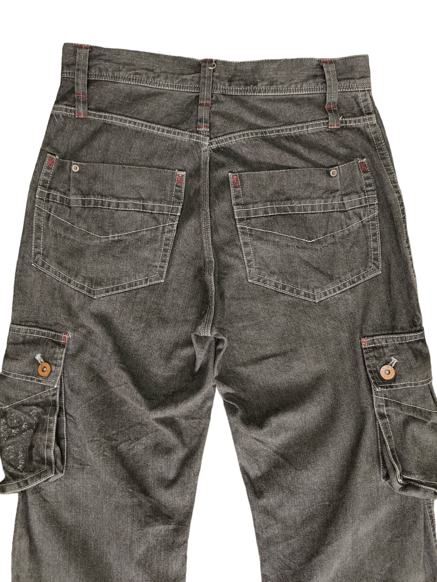 Hobo Baggy Jeans Hobo Jeans Cargo Wide Leg Hip Hop Y2k Jnco Style Size US 32 / EU 48 - 4 Thumbnail