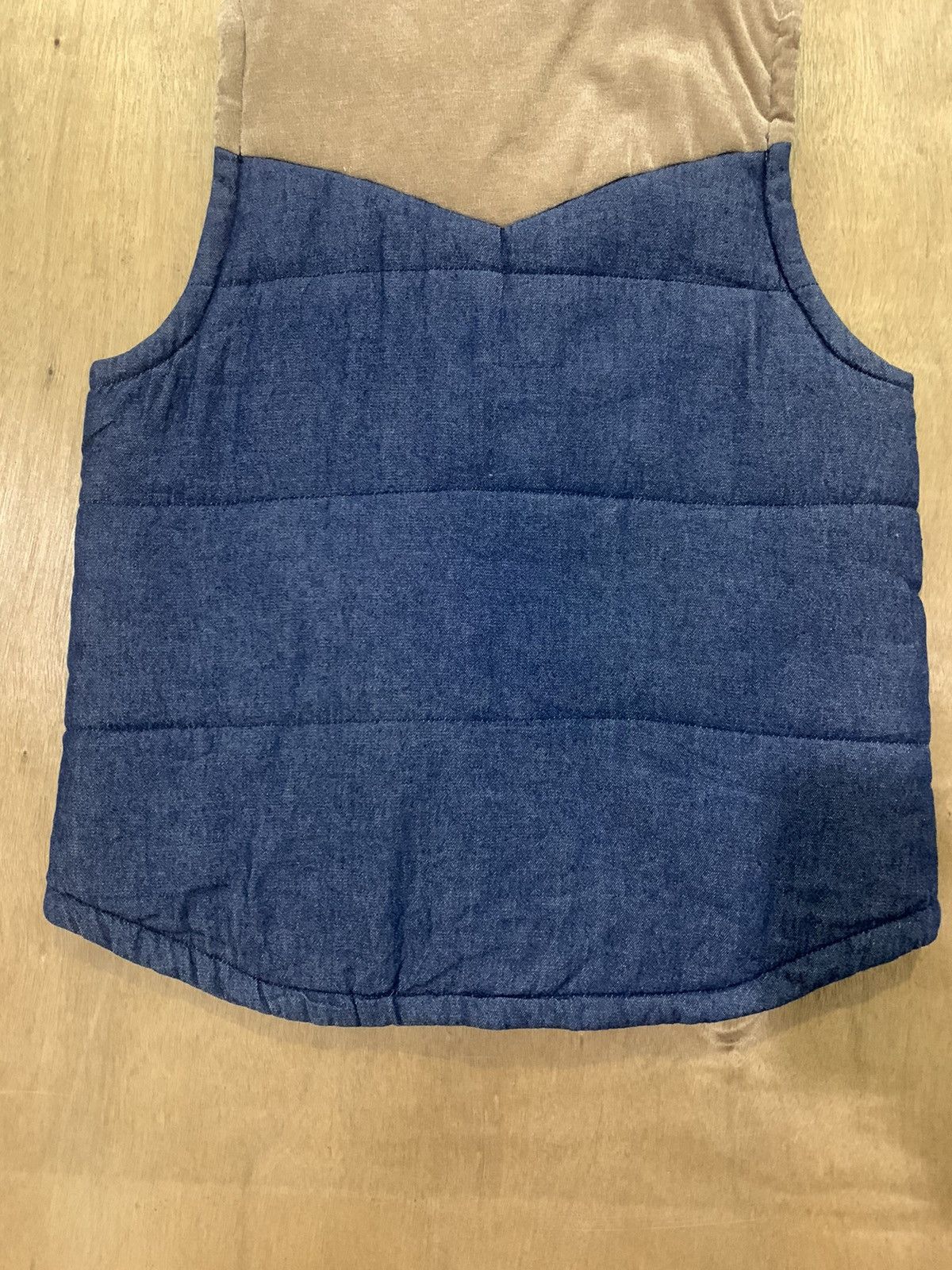 Japanese Brand LIBRE like Kapital Corduroy Denim Puffer Bomber Vest Jacket Size US M / EU 48-50 / 2 - 10 Thumbnail