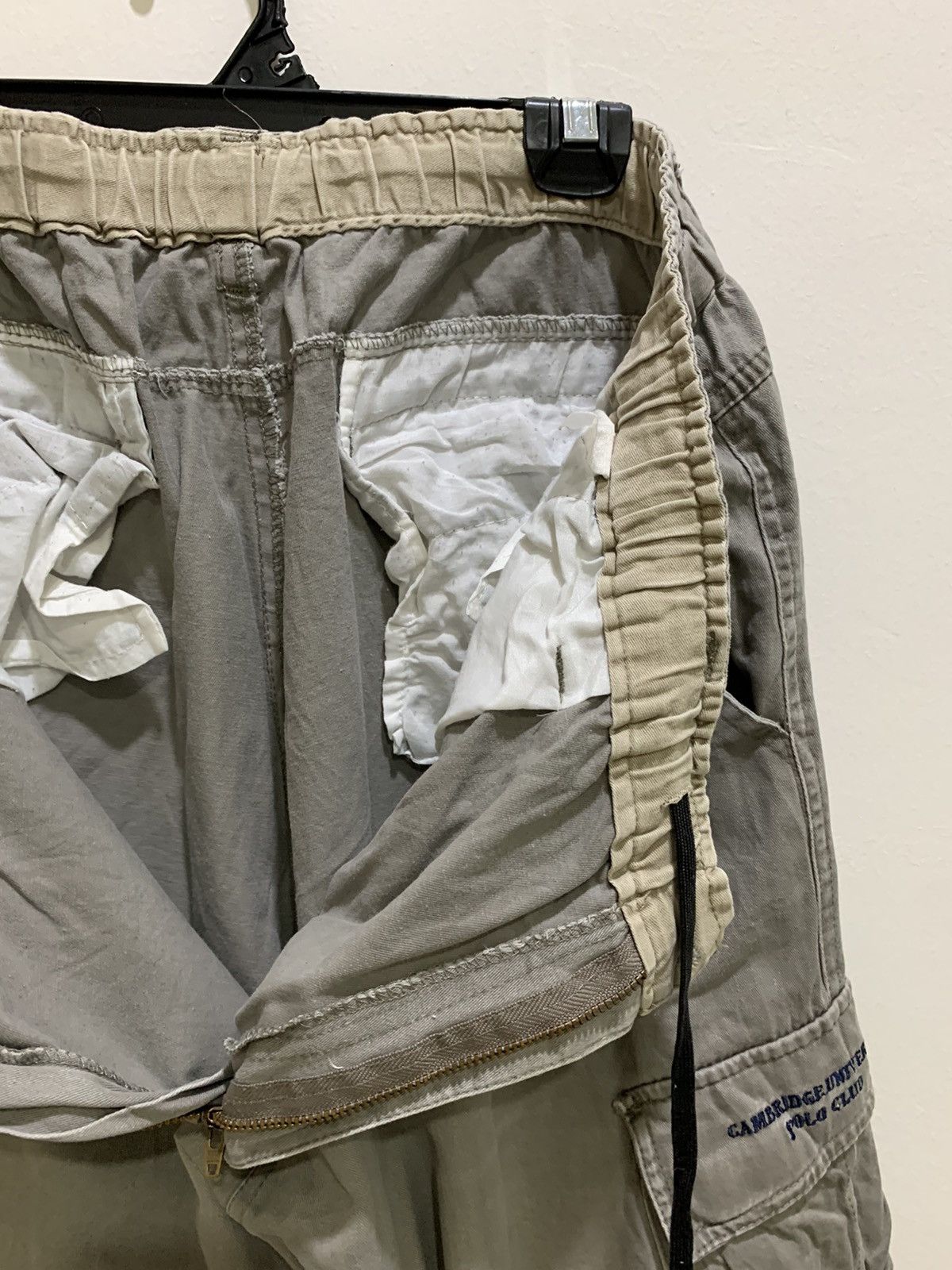 Japanese Brand × Polo Ralph Lauren × RRL Ralph Lauren CAMBRIDGE UNIVERSITY POLO CLUB Multipocket Crop Cargo Pant Size US 36 / EU 52 - 17 Thumbnail