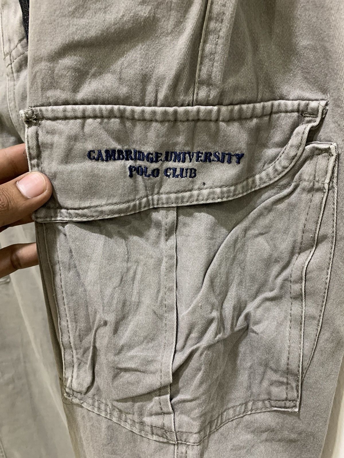 Japanese Brand × Polo Ralph Lauren × RRL Ralph Lauren CAMBRIDGE UNIVERSITY POLO CLUB Multipocket Crop Cargo Pant Size US 36 / EU 52 - 9 Thumbnail
