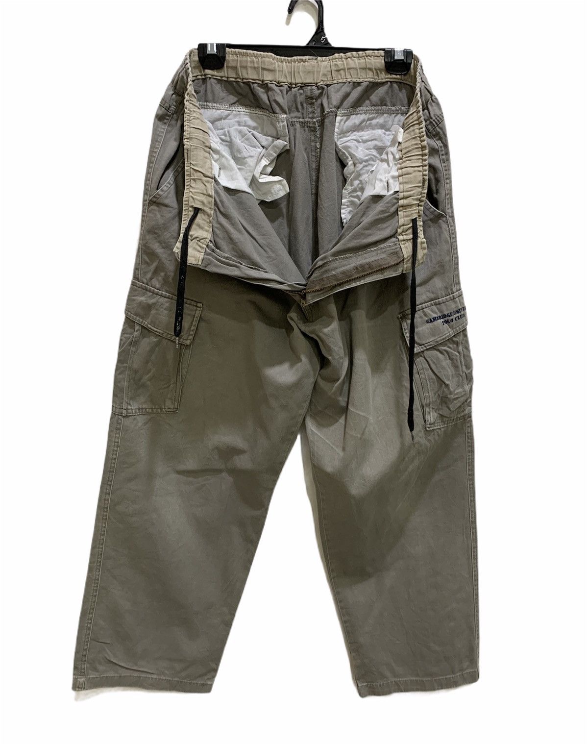 Japanese Brand × Polo Ralph Lauren × RRL Ralph Lauren CAMBRIDGE UNIVERSITY POLO CLUB Multipocket Crop Cargo Pant Size US 36 / EU 52 - 3 Thumbnail