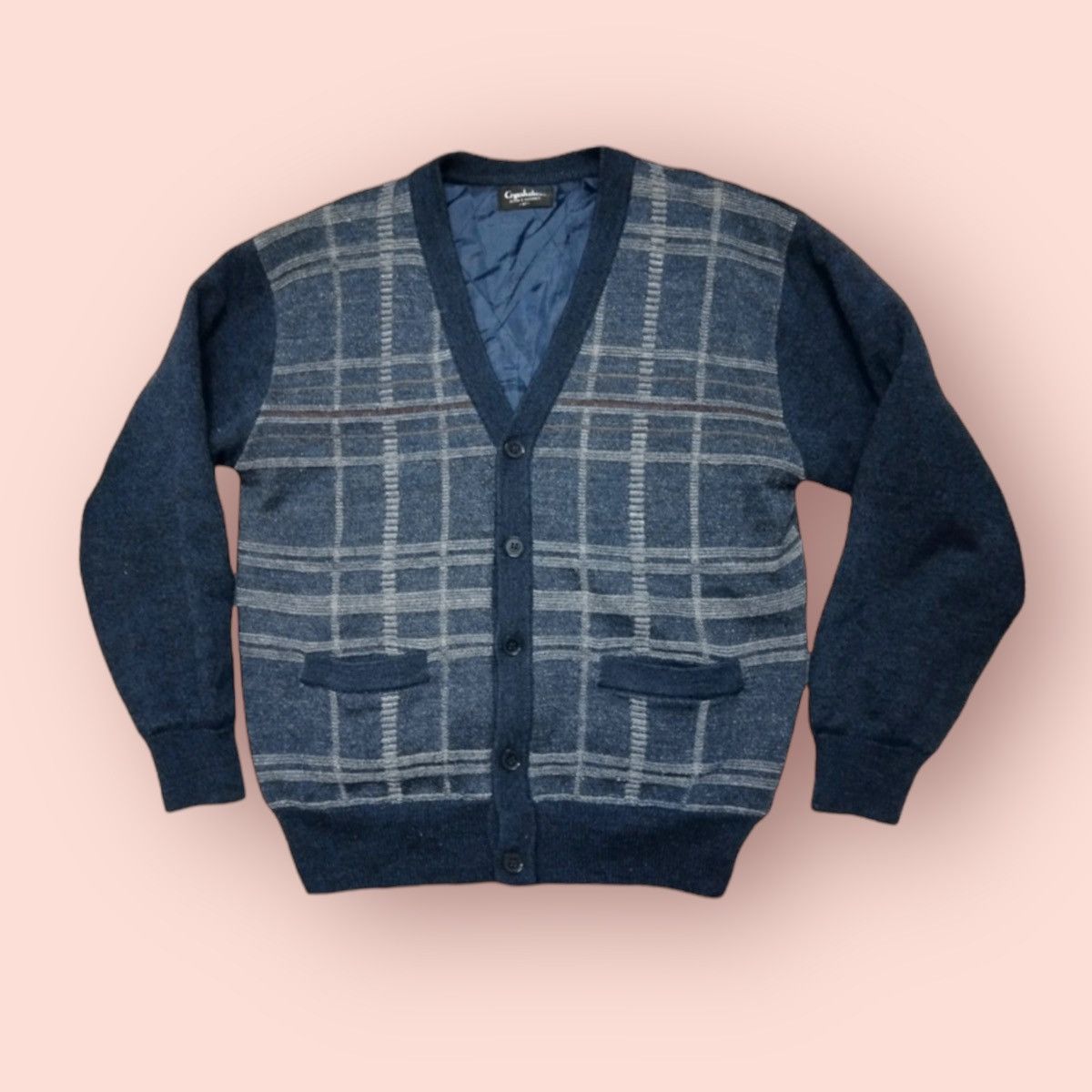 Vintage VINTAGE WOOL PLAID CARDIGAN KURT COBAIN Size US M / EU 48-50 / 2 - 13 Thumbnail