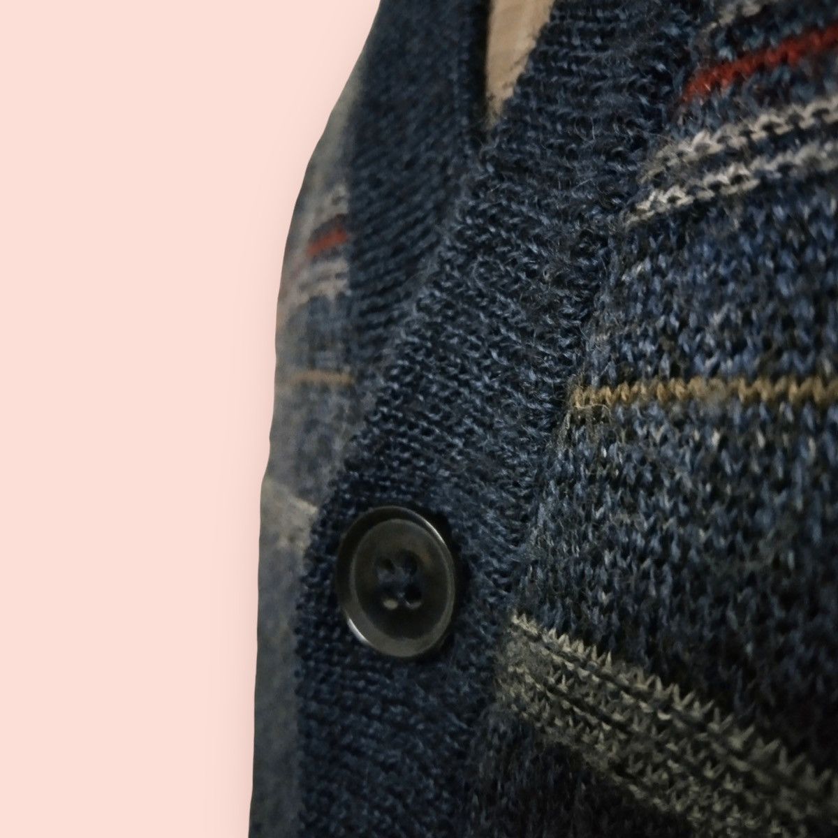 Vintage VINTAGE WOOL PLAID CARDIGAN KURT COBAIN Size US M / EU 48-50 / 2 - 9 Thumbnail