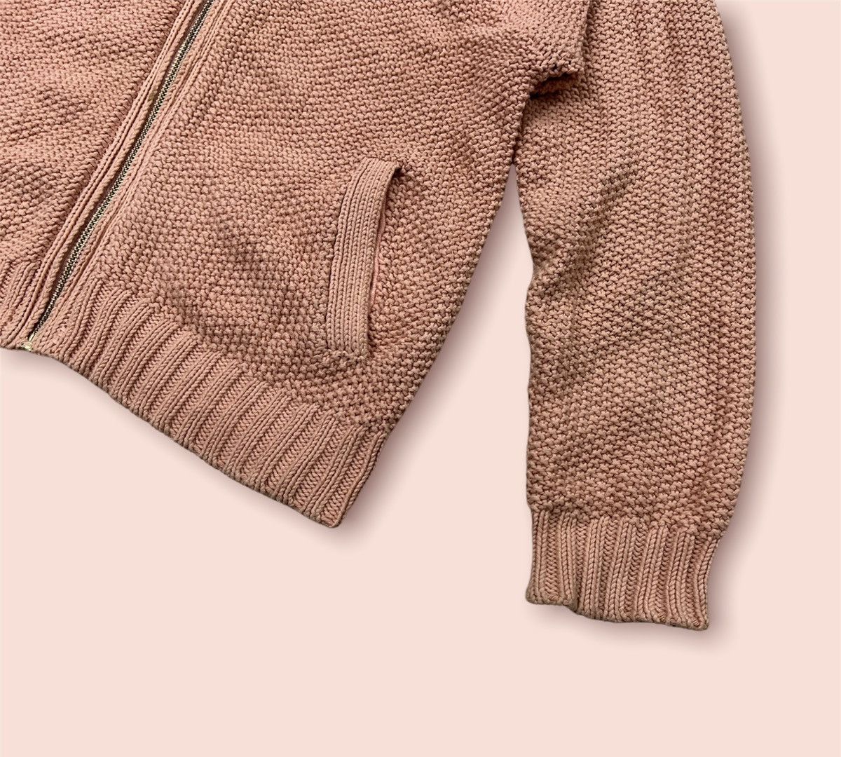 Paul Smith × R.Newbold PAUL X PAUL SMITH CABLE KNIT SWEATER CARDIGAN Size US M / EU 48-50 / 2 - 8 Thumbnail