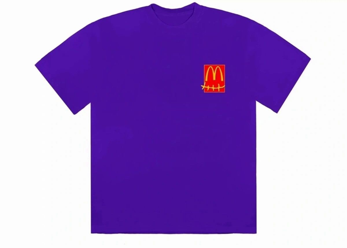 Travis Scott Travis Scott McDonalds Cactus Jack Purple Action Figure Tee Size US L / EU 52-54 / 3 - 3 Thumbnail