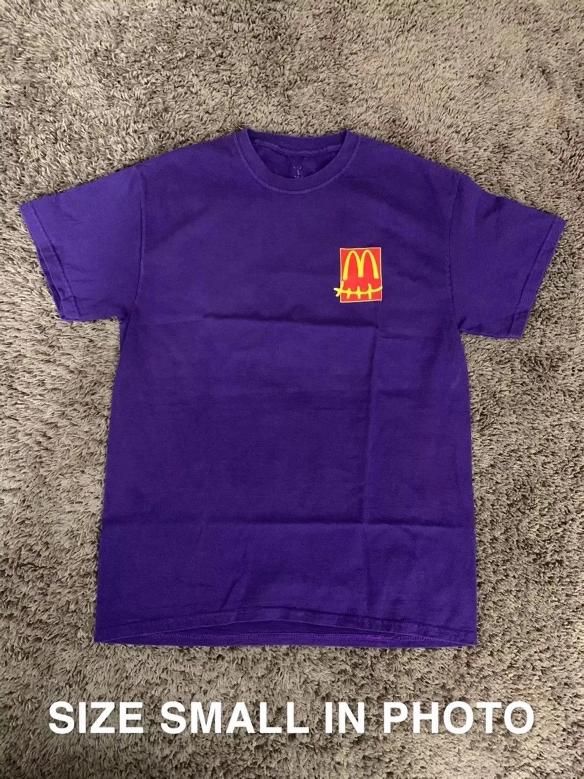 Travis Scott Travis Scott McDonalds Cactus Jack Purple Action Figure Tee Size US L / EU 52-54 / 3 - 4 Thumbnail