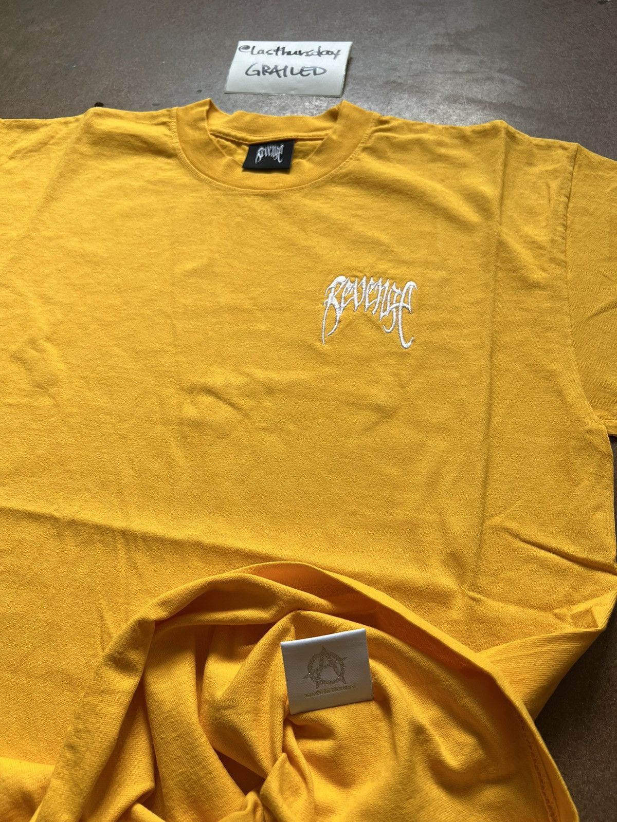 Revenge Revenge Basic Embroidered Logo Tee Yellow Medium Size US M / EU 48-50 / 2 - 6 Thumbnail