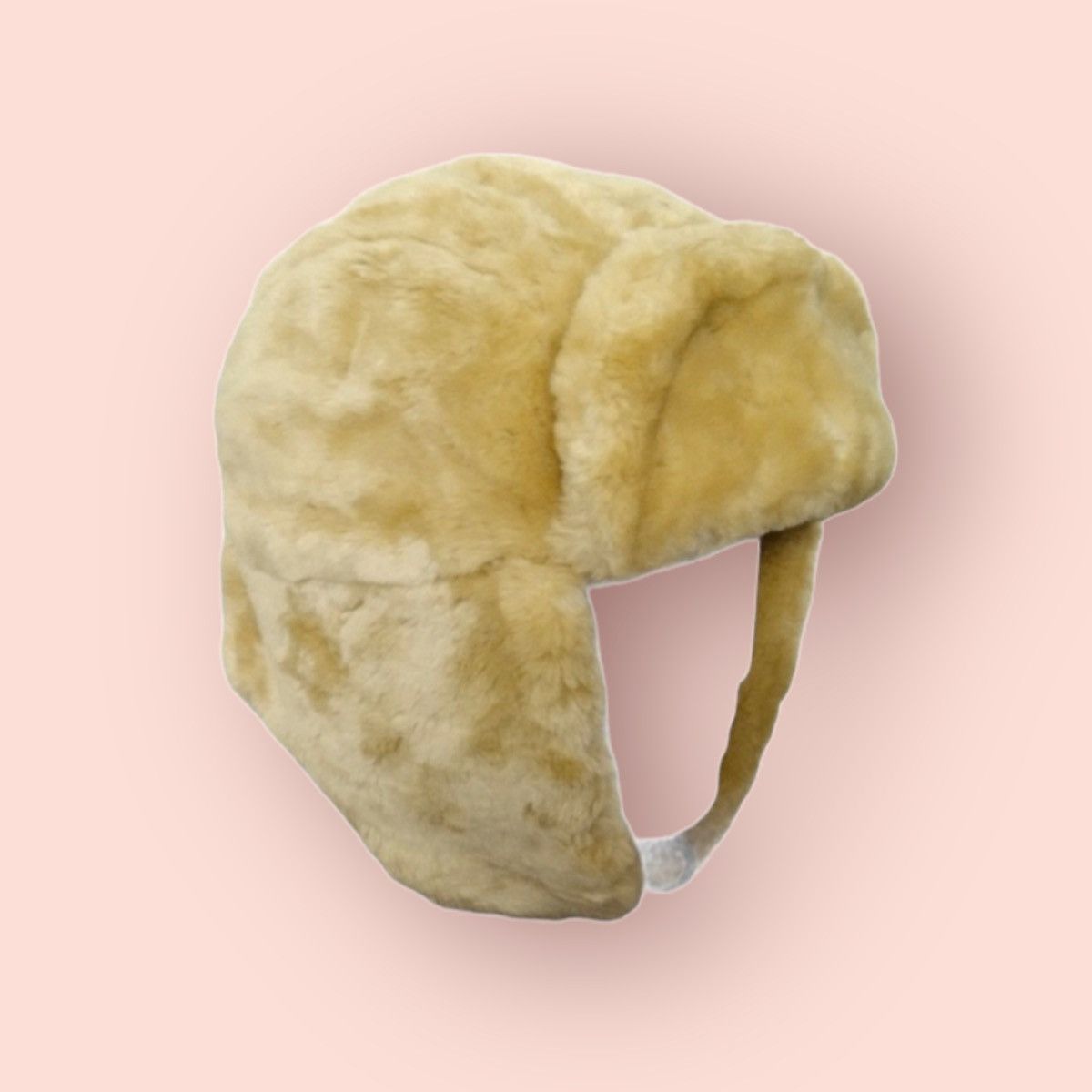 Gap GAP FLUFFY PLUSH WIND STOPPER/TRAPPER ALT BEANIE HAT Size ONE SIZE - 4 Thumbnail