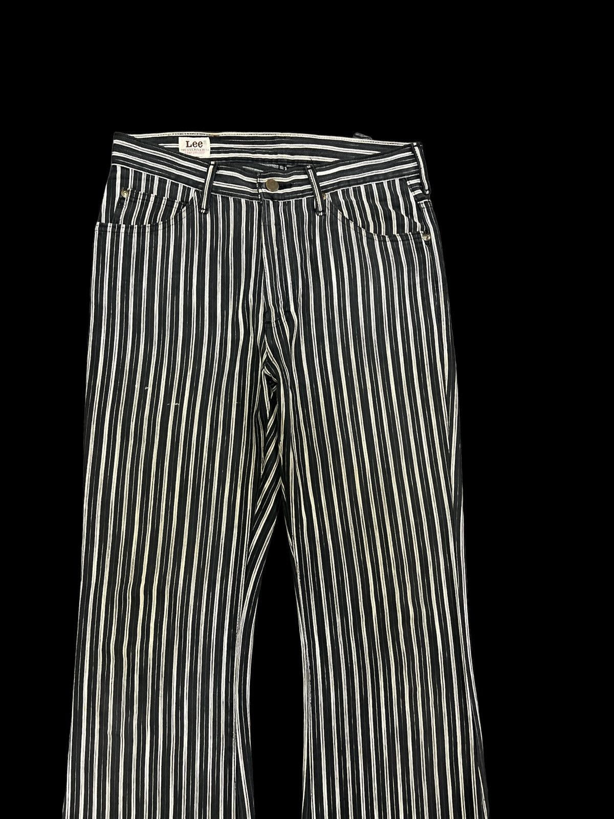 Other FLARED💥VINTAGE LEE RIDERS STRIPE KURT KOBAIN Size US 28 / EU 44 - 3 Thumbnail