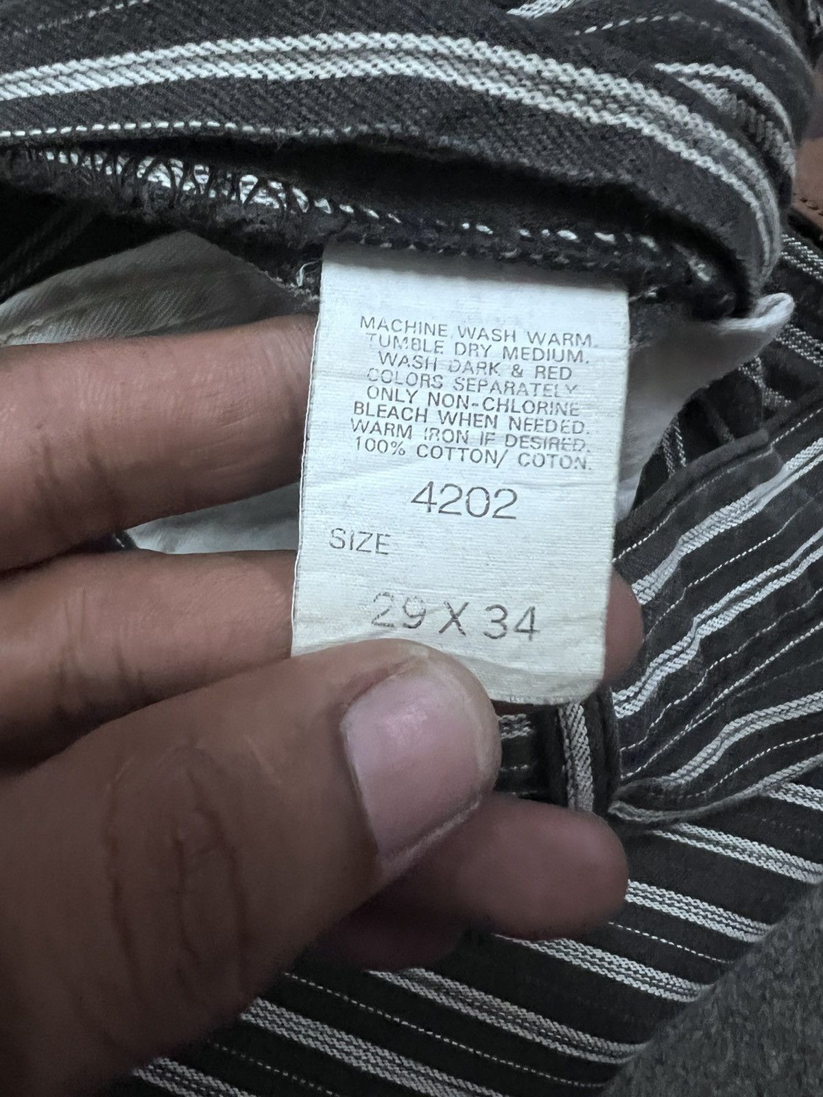 Other FLARED💥VINTAGE LEE RIDERS STRIPE KURT KOBAIN Size US 28 / EU 44 - 10 Thumbnail
