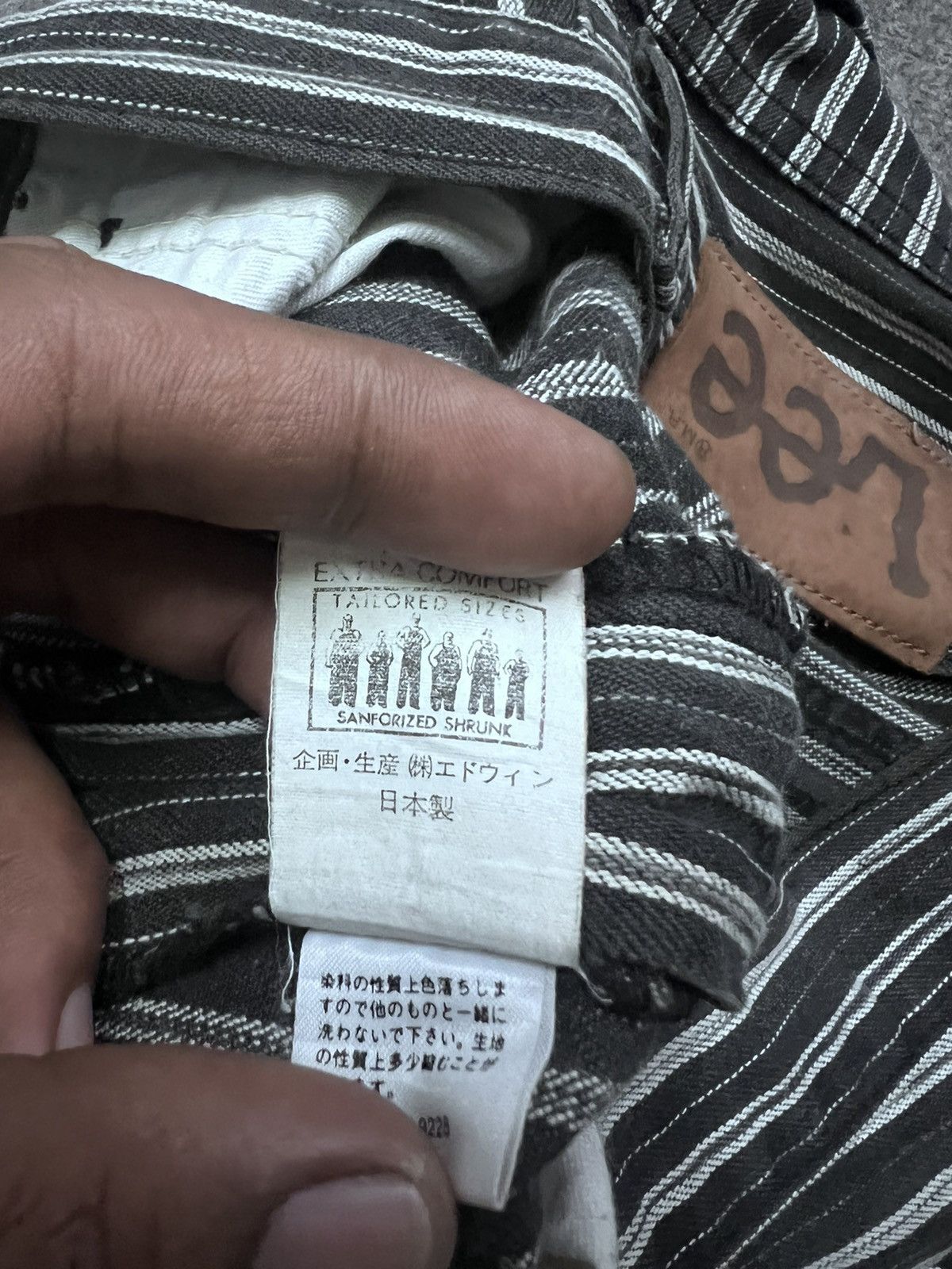 Other FLARED💥VINTAGE LEE RIDERS STRIPE KURT KOBAIN Size US 28 / EU 44 - 11 Thumbnail