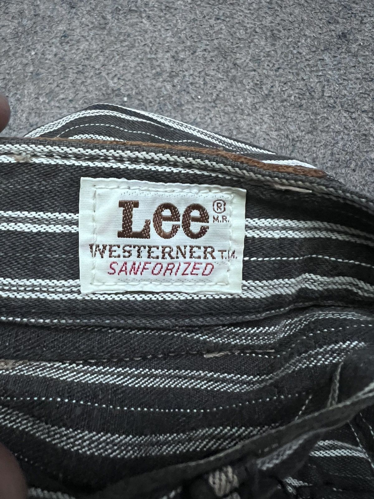 Other FLARED💥VINTAGE LEE RIDERS STRIPE KURT KOBAIN Size US 28 / EU 44 - 9 Thumbnail