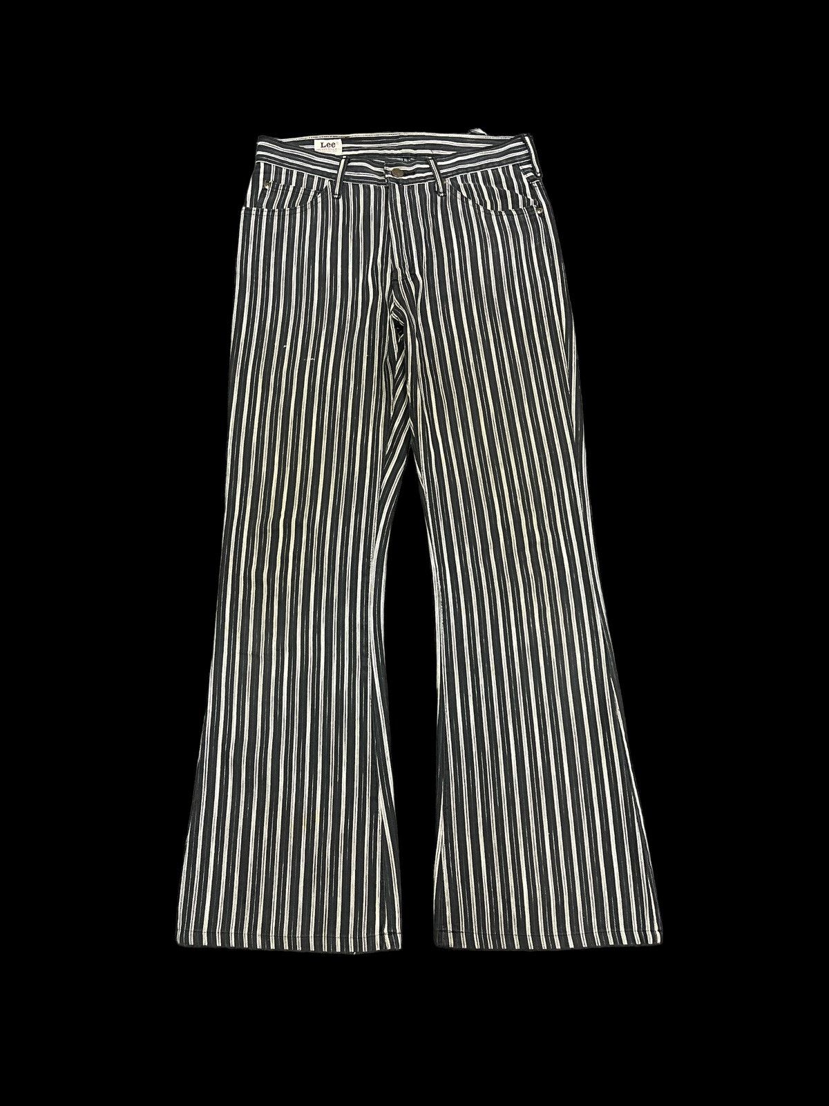image of Kurt Cobain x Vintage Flaredvintage Lee Riders Stripe Kurt Kobain, Men's (Size 28)