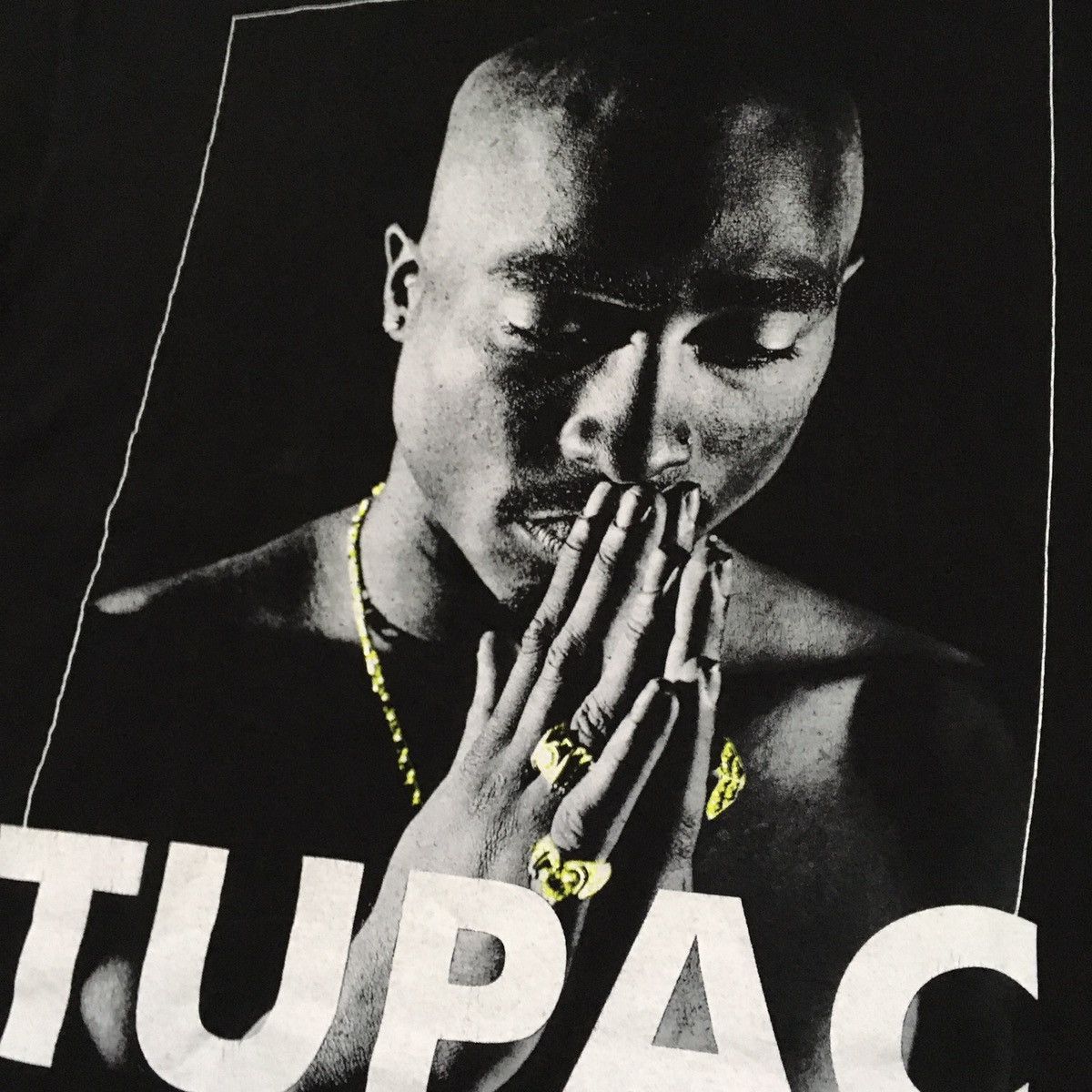 Rap Tees Vintage Tupac shakur Rap tees Size US L / EU 52-54 / 3 - 5 Thumbnail