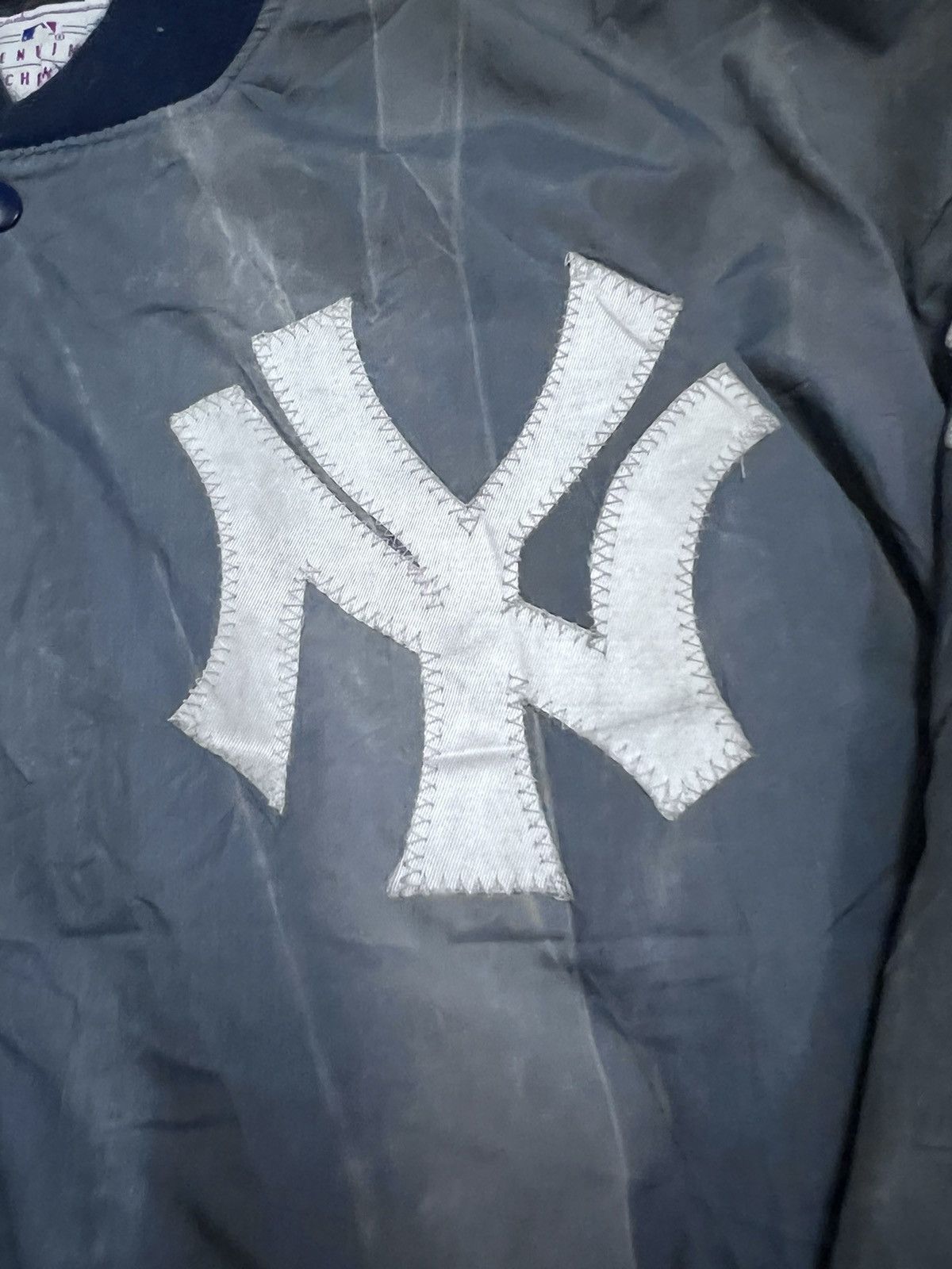 Starter VINTAGE SUN FADED STARTER NEW YORK BOMBER JACKET Size US XL / EU 56 / 4 - 7 Thumbnail