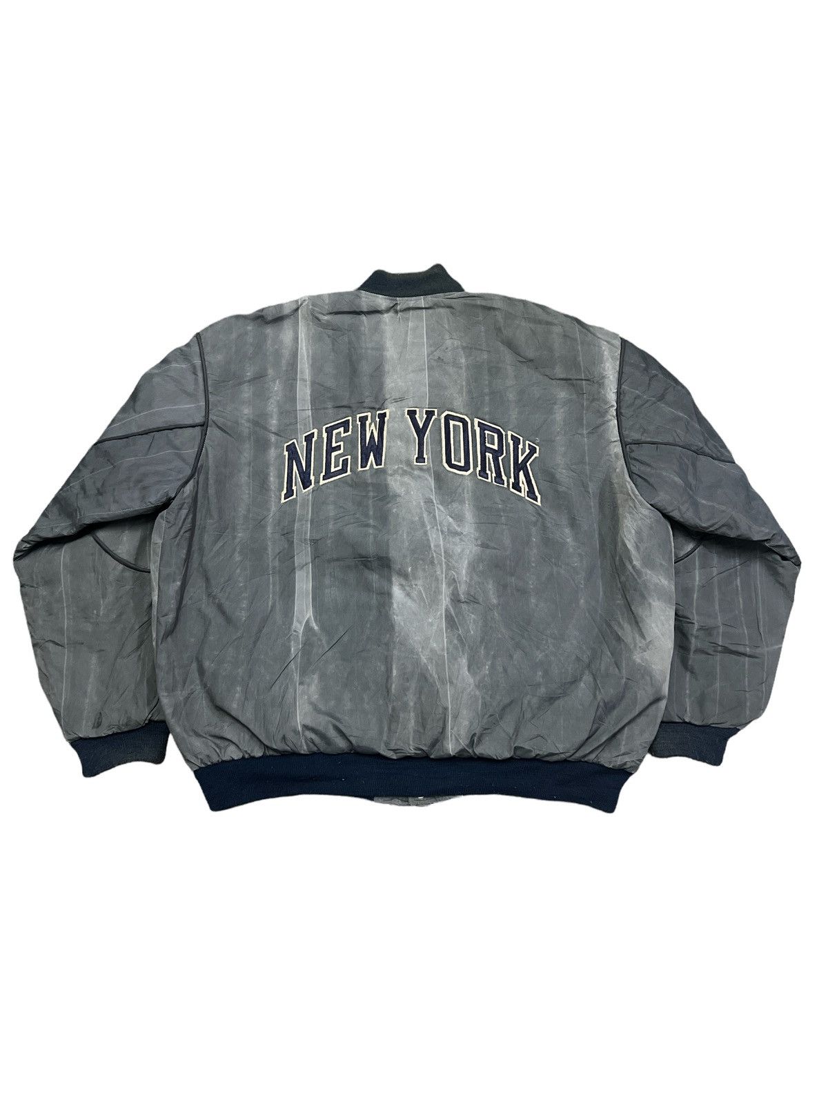 Starter VINTAGE SUN FADED STARTER NEW YORK BOMBER JACKET Size US XL / EU 56 / 4 - 10 Thumbnail