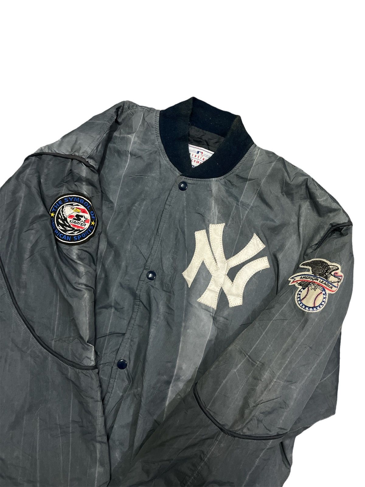 Starter VINTAGE SUN FADED STARTER NEW YORK BOMBER JACKET Size US XL / EU 56 / 4 - 3 Thumbnail