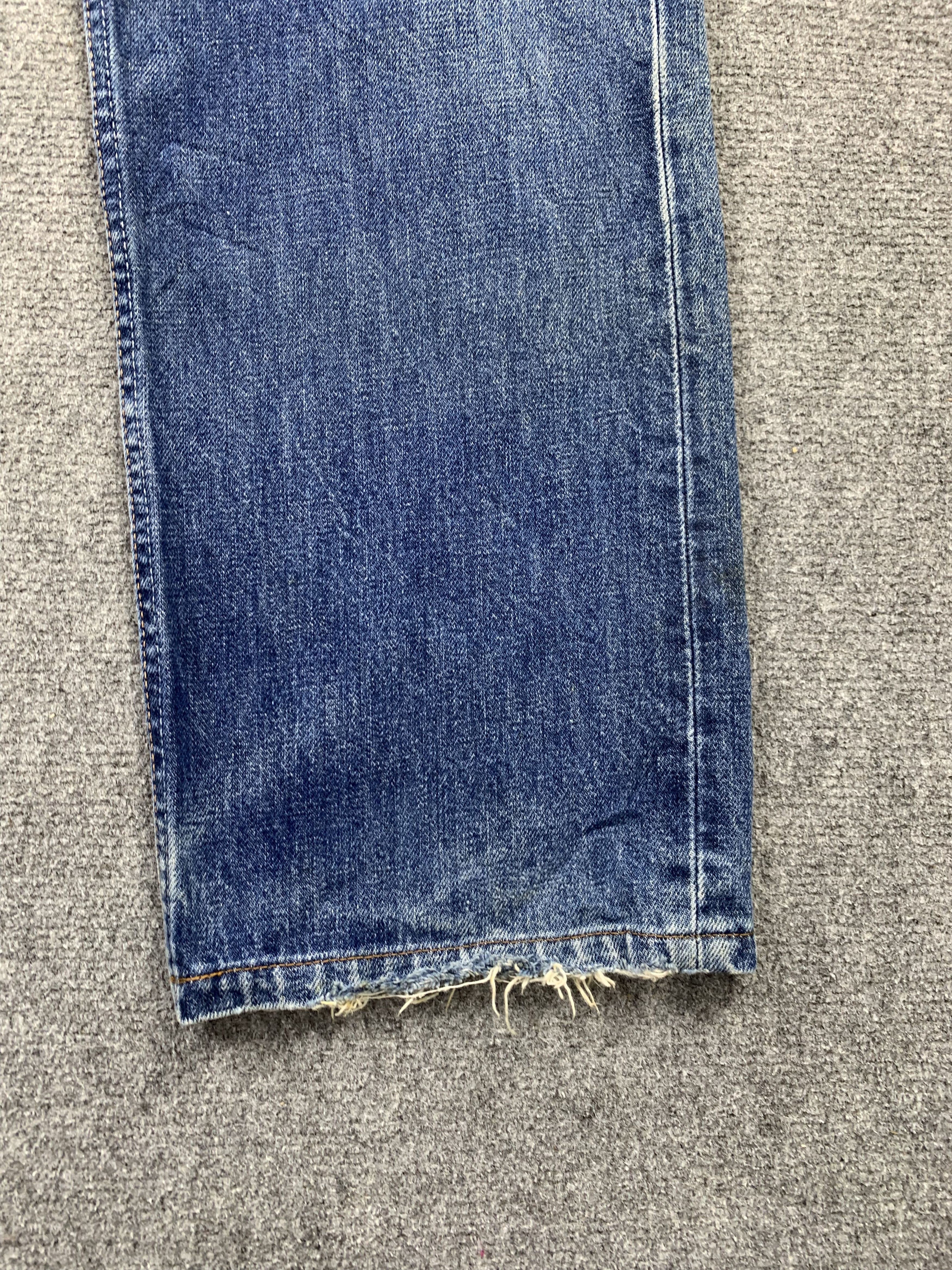 Levi's × Vintage Vintage 90s Levis 501 Faded Blue Jeans Size US 32 / EU 48 - 17 Thumbnail