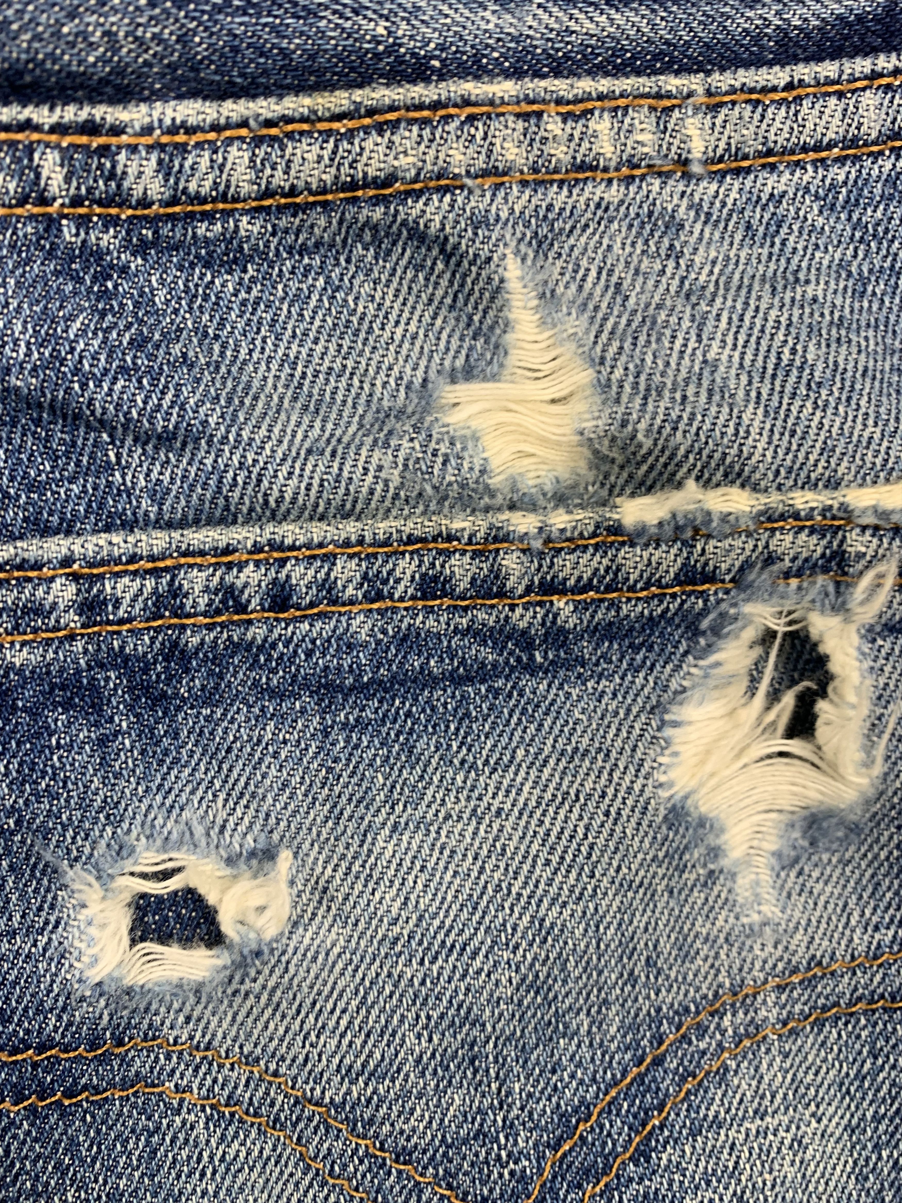 Levi's × Vintage Vintage 90s Levis 501 Faded Blue Jeans Size US 32 / EU 48 - 20 Thumbnail