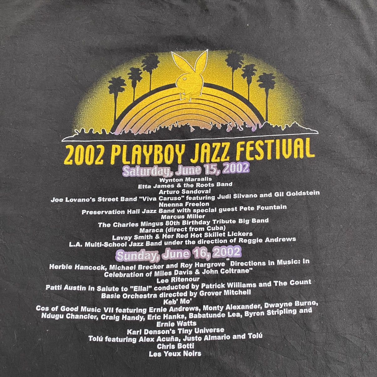 Band Tees Vintage 2002 Playboy Jazz Festival Promo Tour T-Shirt Size US XL / EU 56 / 4 - 9 Thumbnail