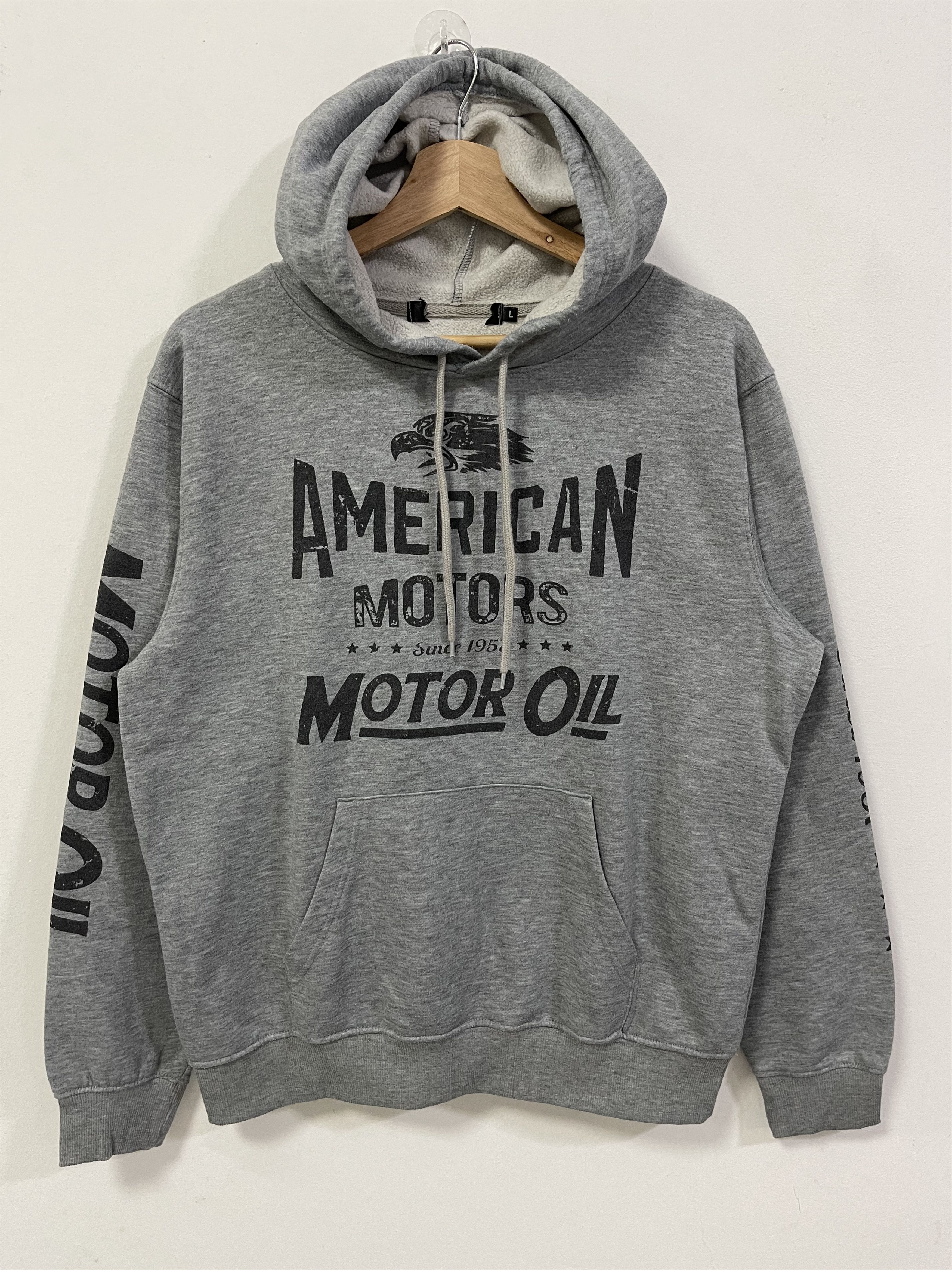 Vintage Vintage American Motor Oil Racing Hodie Sweatshirt Size US M / EU 48-50 / 2 - 1 Thumbnail