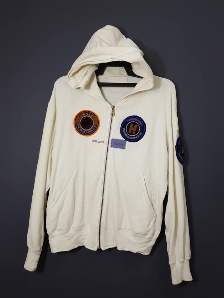 Karl Helmut × Pink House Designer's Patchwork Pink House Zipper Hoodie Size US M / EU 48-50 / 2 - 4 Thumbnail