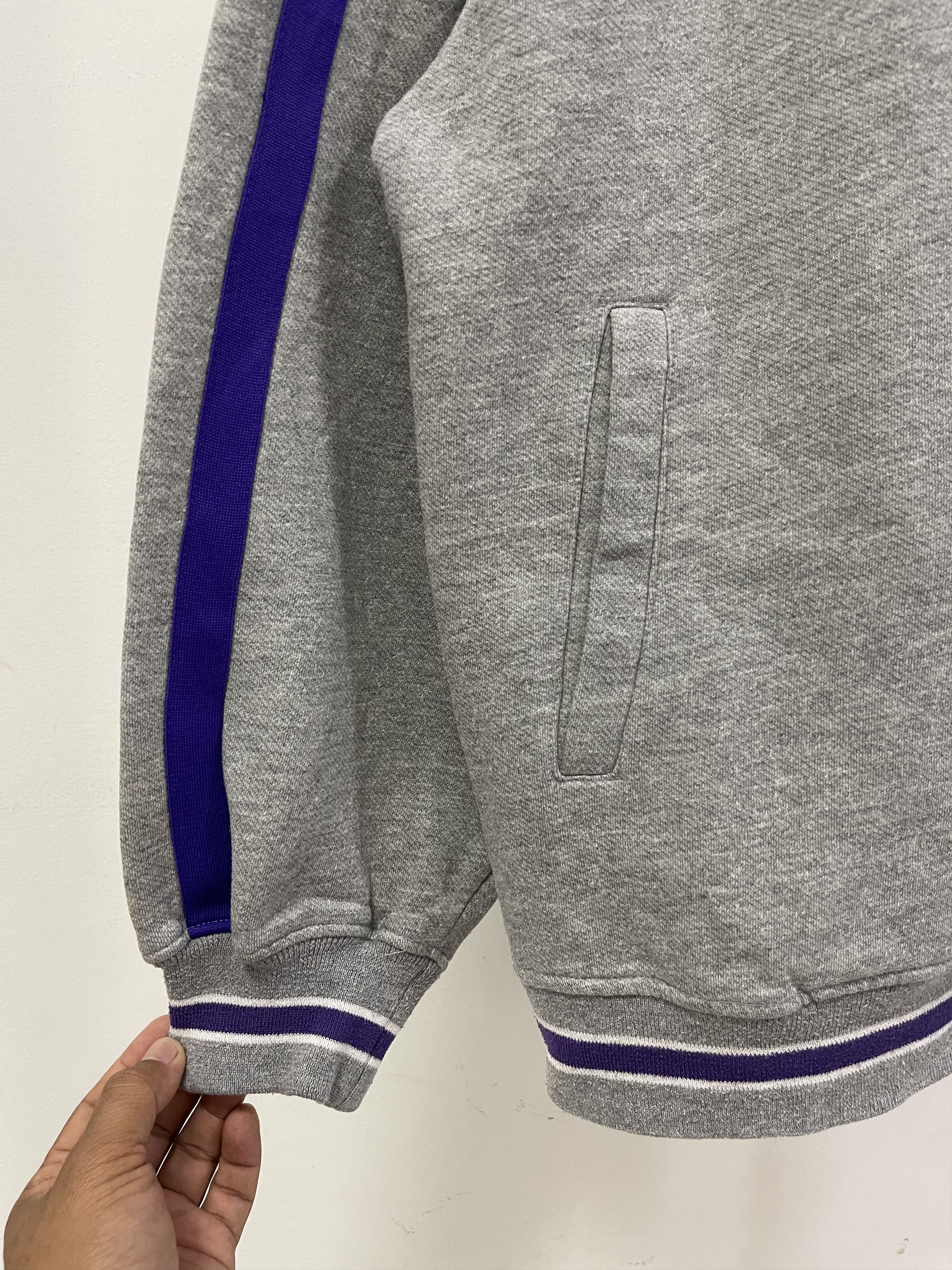 NBA Vintage Los Angelas Lakers NBA Stain Varsity Jacket Size US XL / EU 56 / 4 - 4 Thumbnail