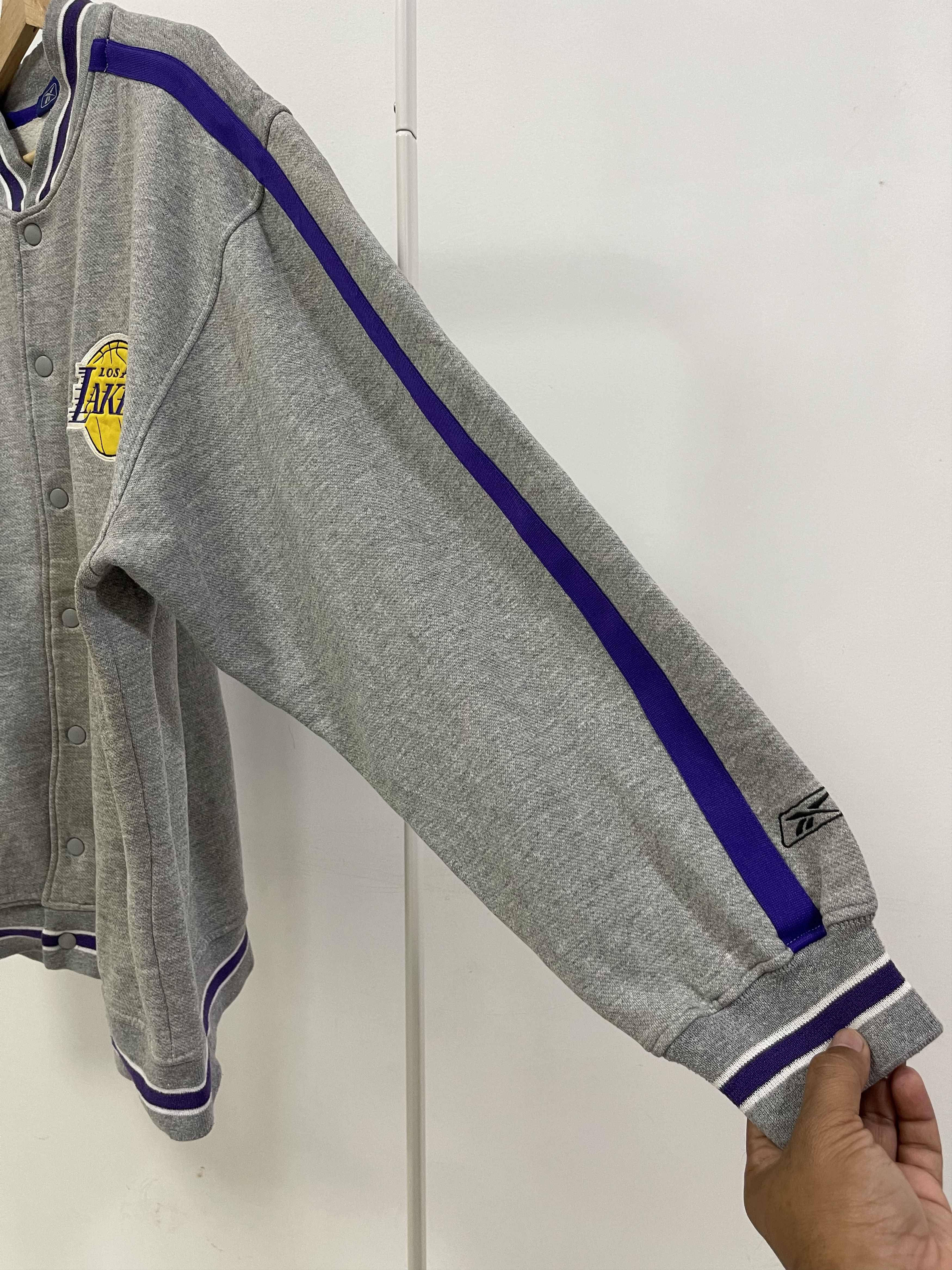 NBA Vintage Los Angelas Lakers NBA Stain Varsity Jacket Size US XL / EU 56 / 4 - 6 Thumbnail