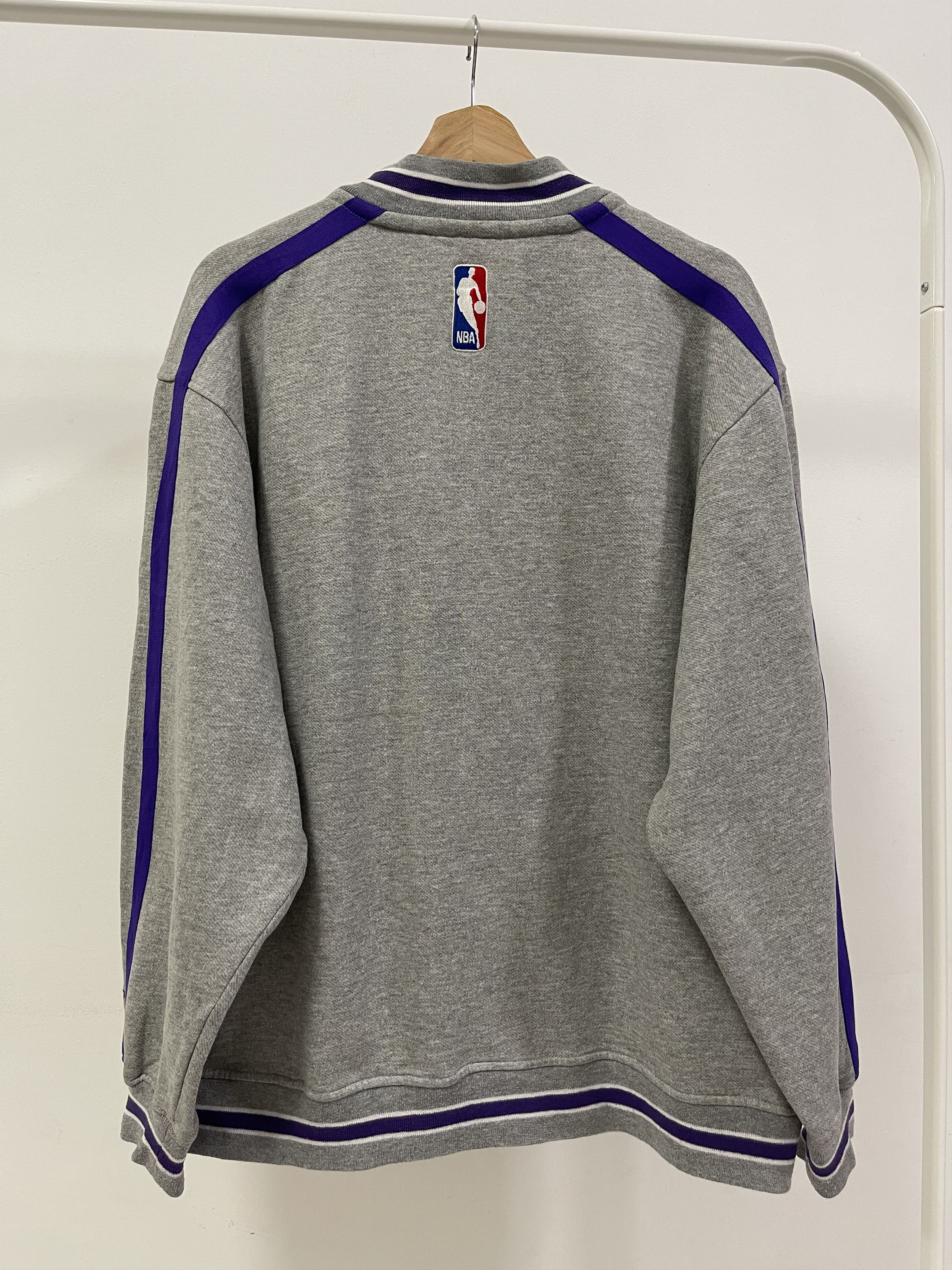 NBA Vintage Los Angelas Lakers NBA Stain Varsity Jacket Size US XL / EU 56 / 4 - 8 Thumbnail