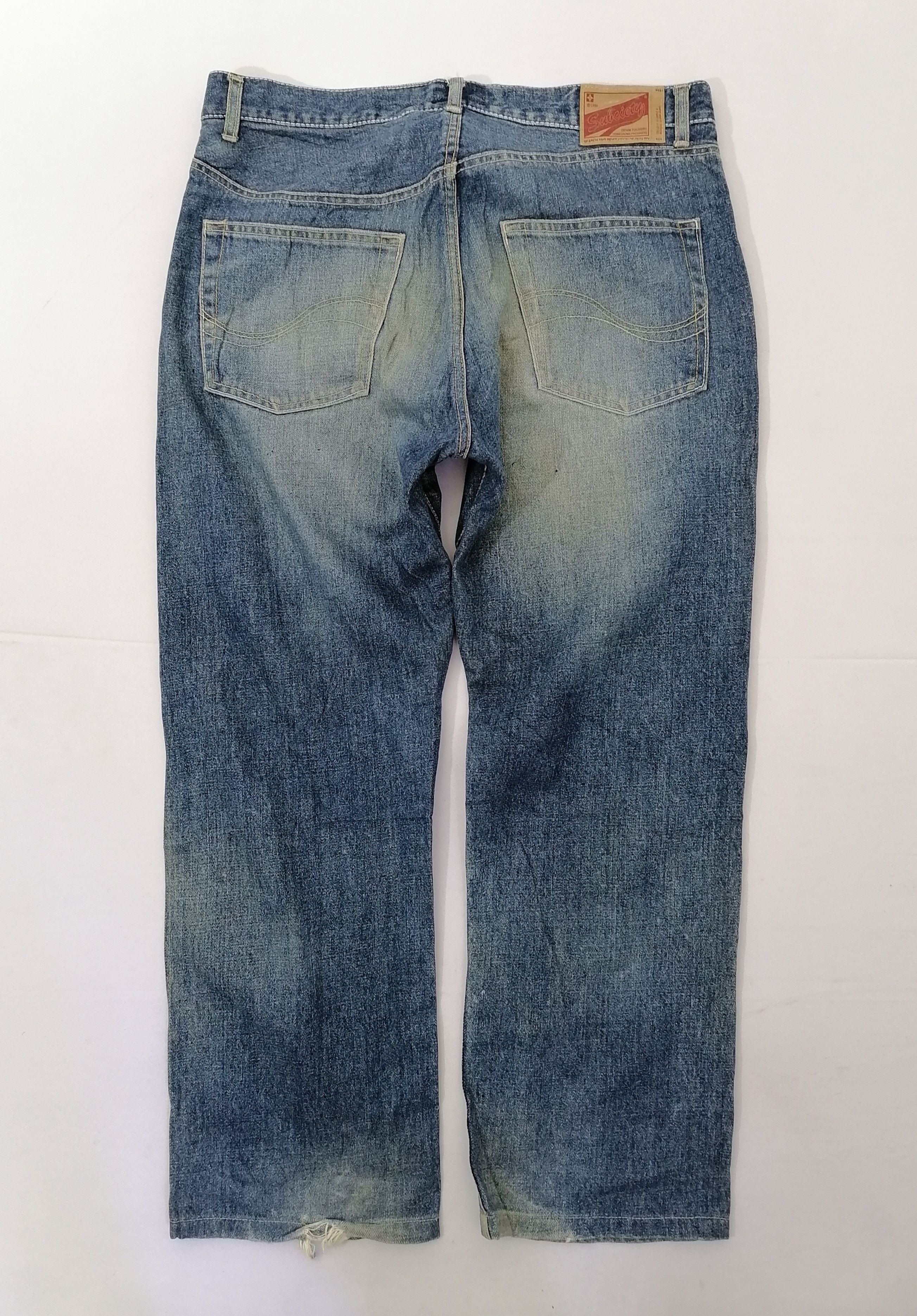 Japanese Brand Subciety Denim Jeans Size US 37 - 2 Thumbnail