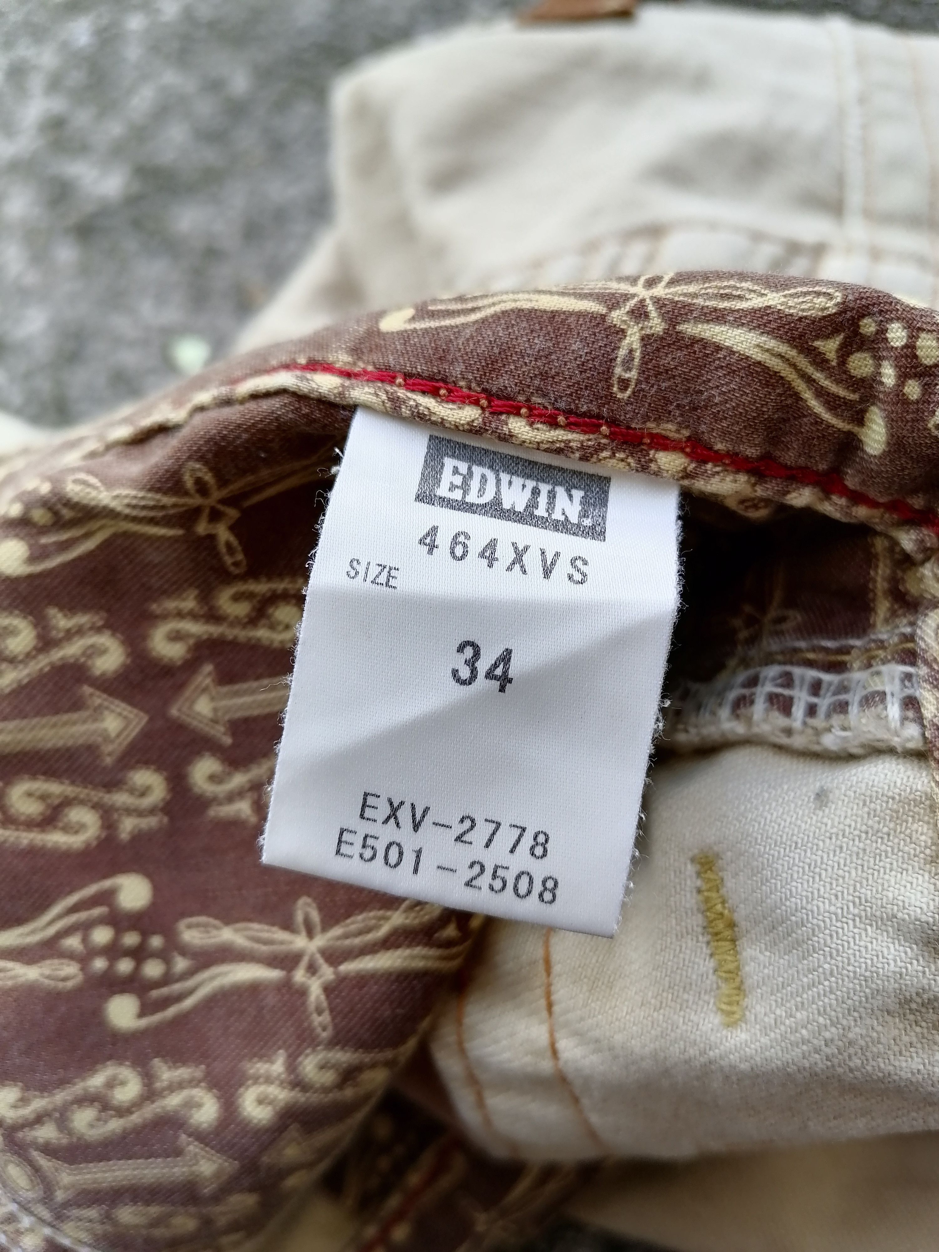 Edwin × Japanese Brand × Vintage Edwin Bull's Patch Pants Size US 36 / EU 52 - 5 Thumbnail