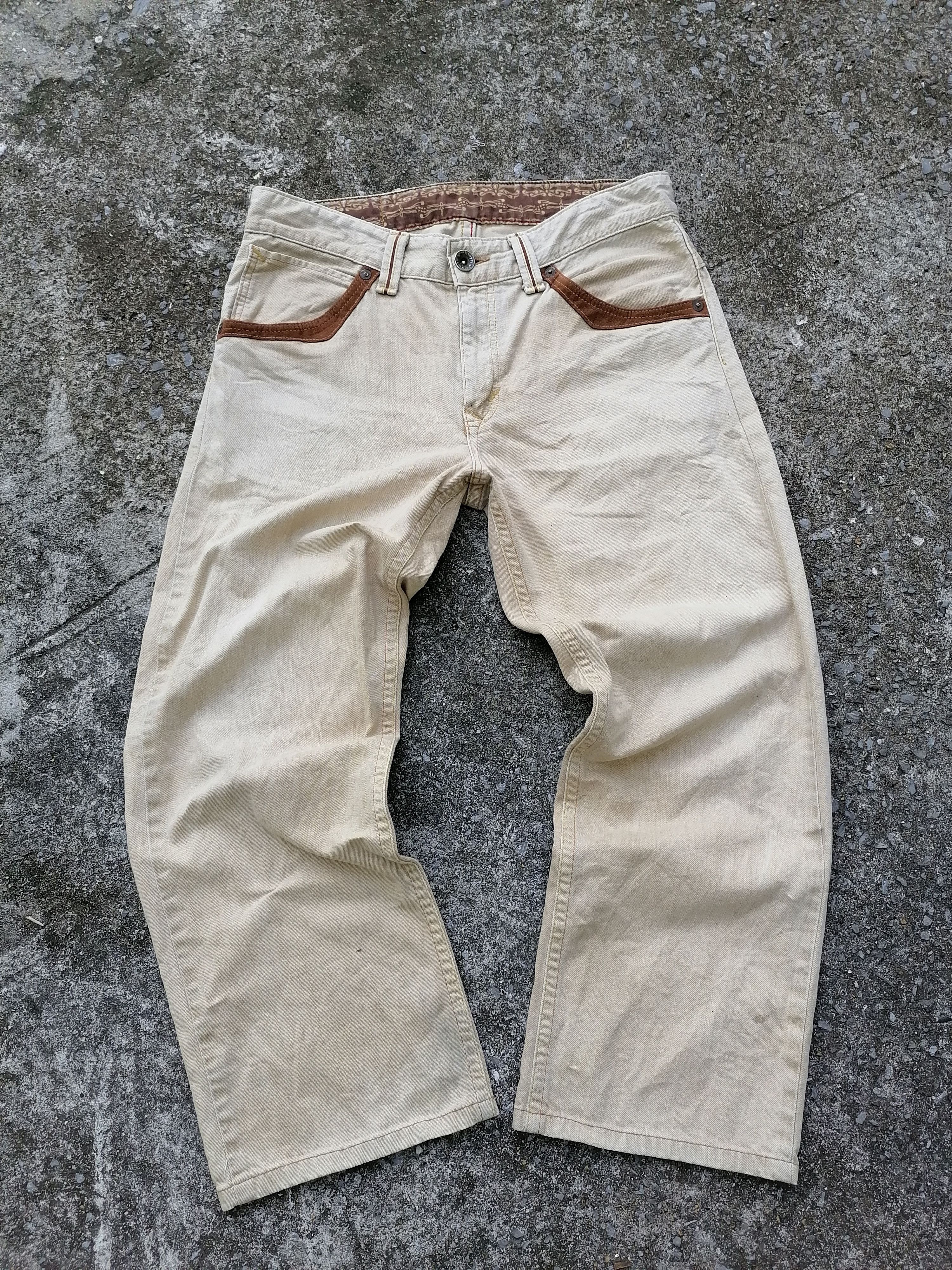 Edwin × Japanese Brand × Vintage Edwin Bull's Patch Pants Size US 36 / EU 52 - 1 Thumbnail