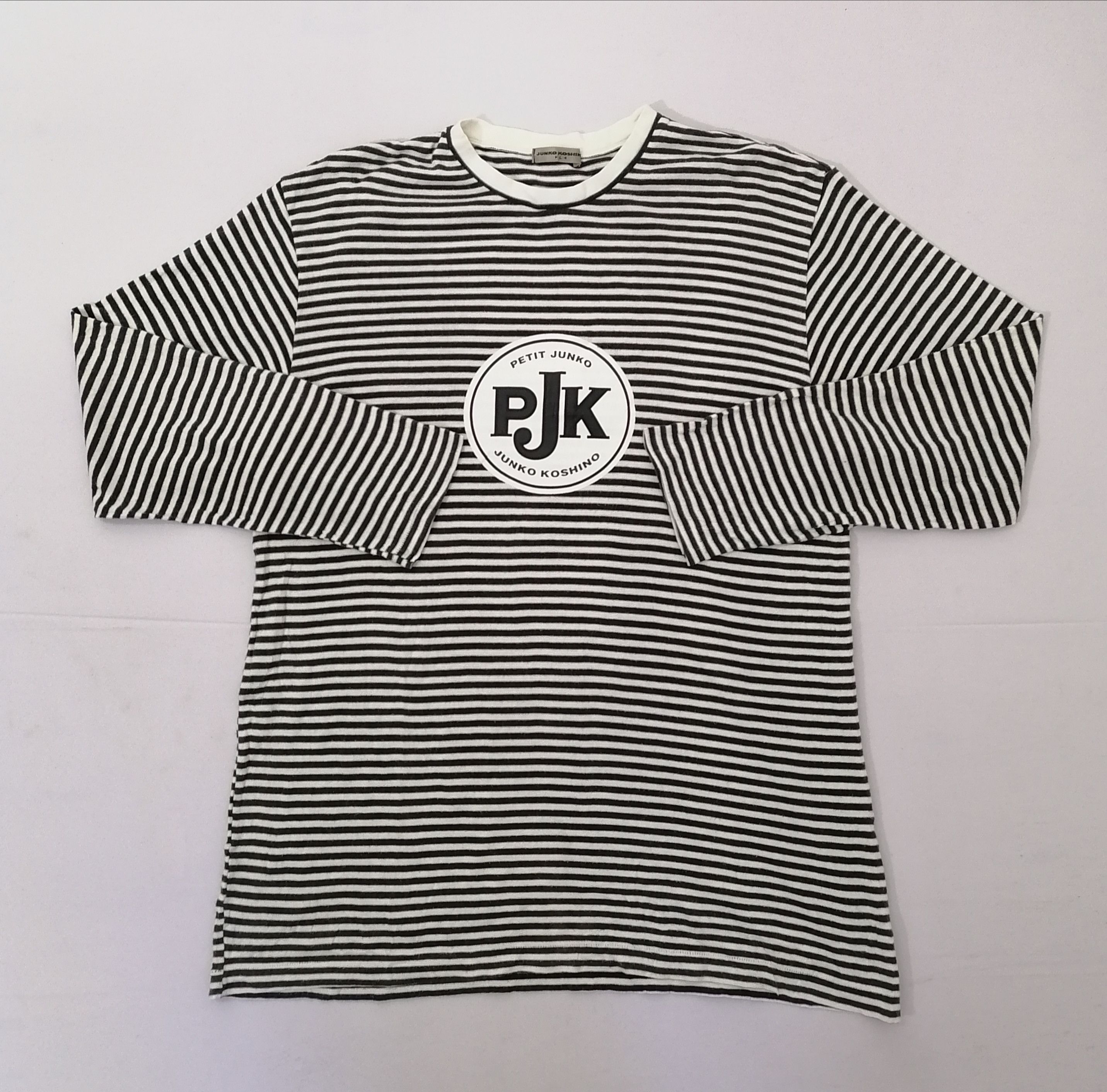 Designer × Japanese Brand Junko Koshino Small Stripes Longsleeve Size US L / EU 52-54 / 3 - 1 Thumbnail