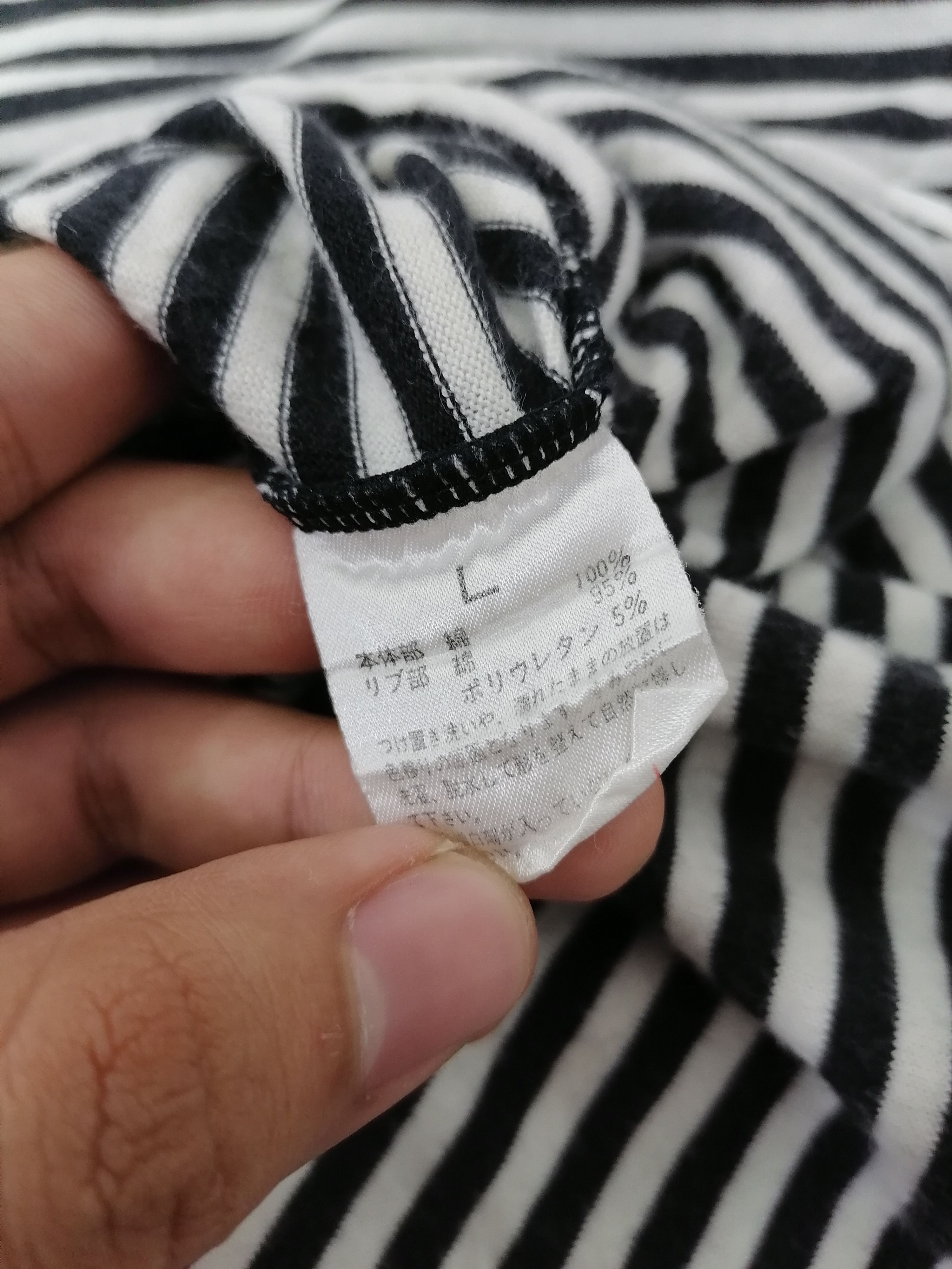 Designer × Japanese Brand Junko Koshino Small Stripes Longsleeve Size US L / EU 52-54 / 3 - 5 Thumbnail