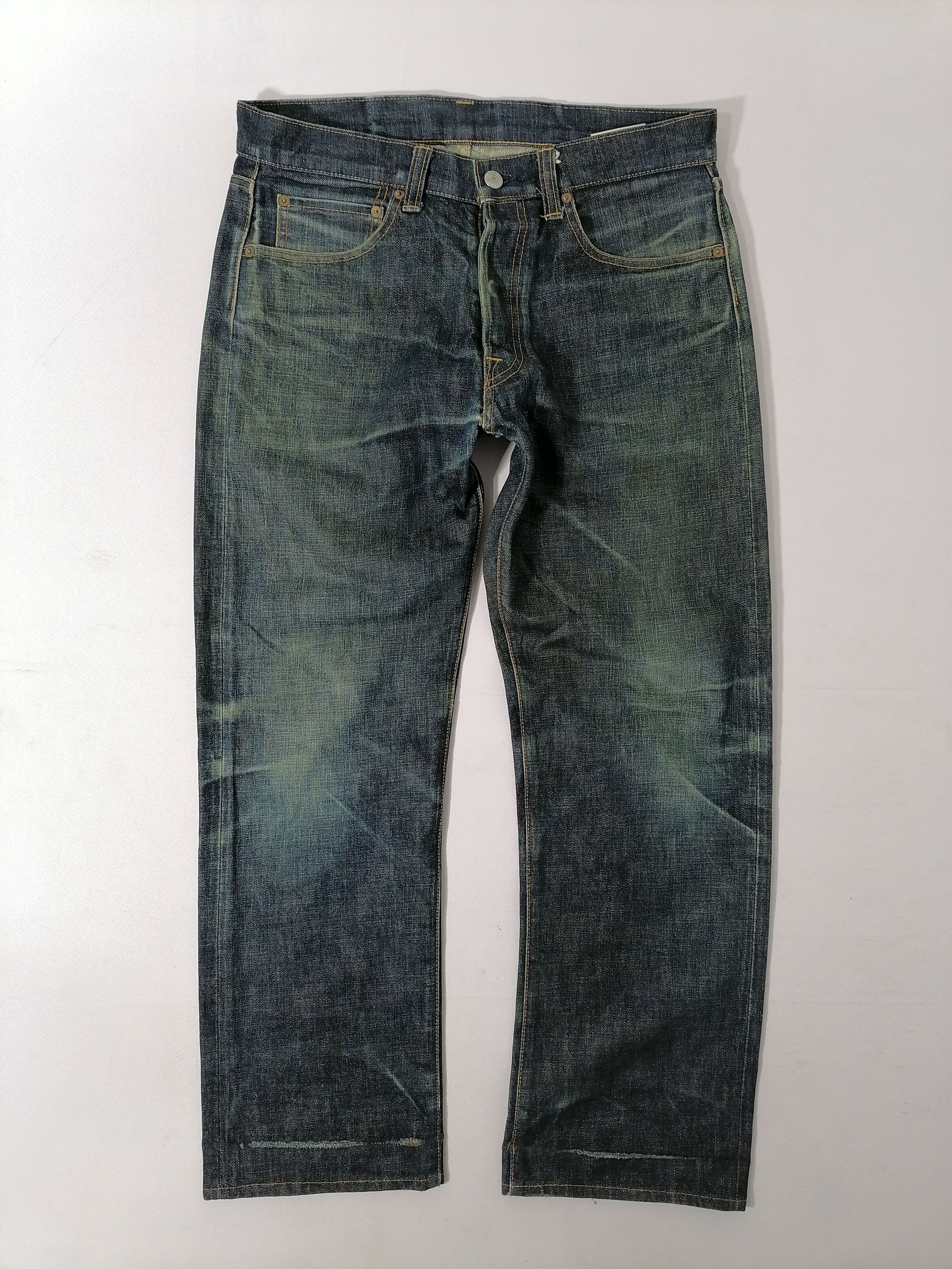 Japanese Brand × Journal Standard Journal Standard Selvedge Fly Button Denim Jeans Size US 34 / EU 50 - 3 Thumbnail