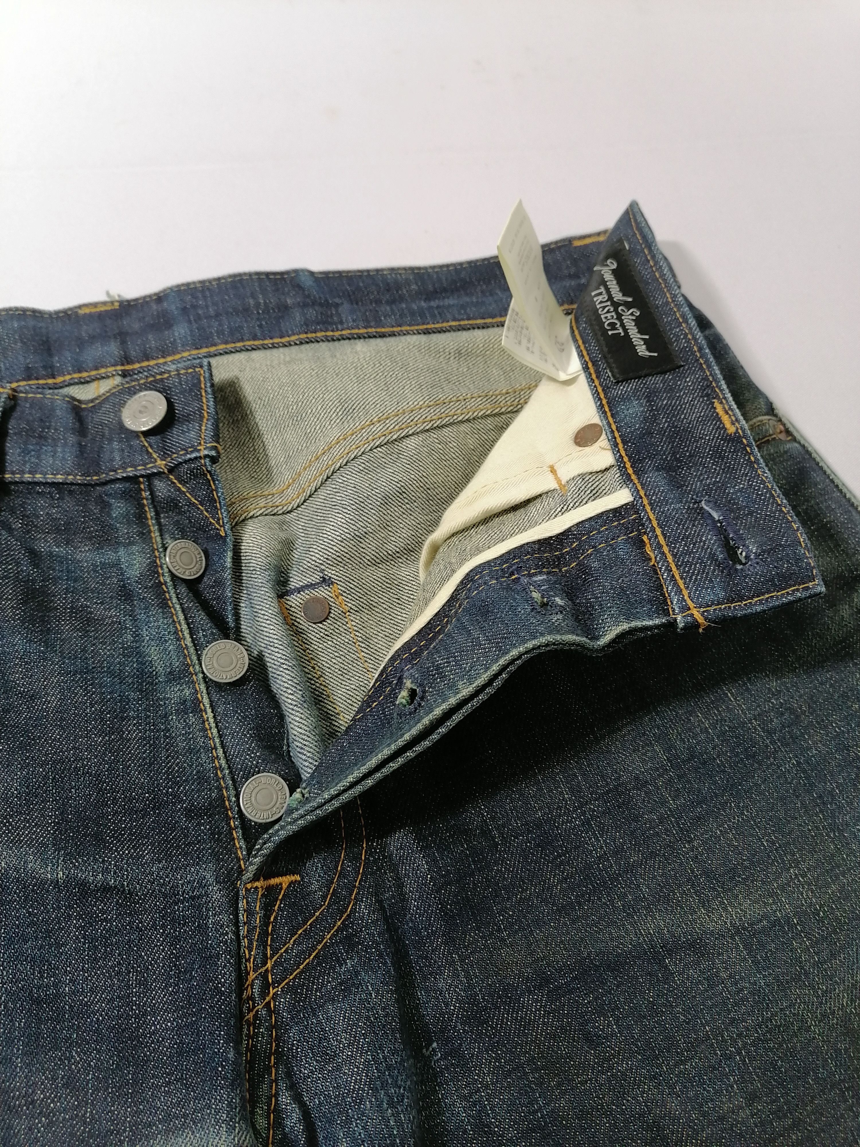 Japanese Brand × Journal Standard Journal Standard Selvedge Fly Button Denim Jeans Size US 34 / EU 50 - 6 Thumbnail
