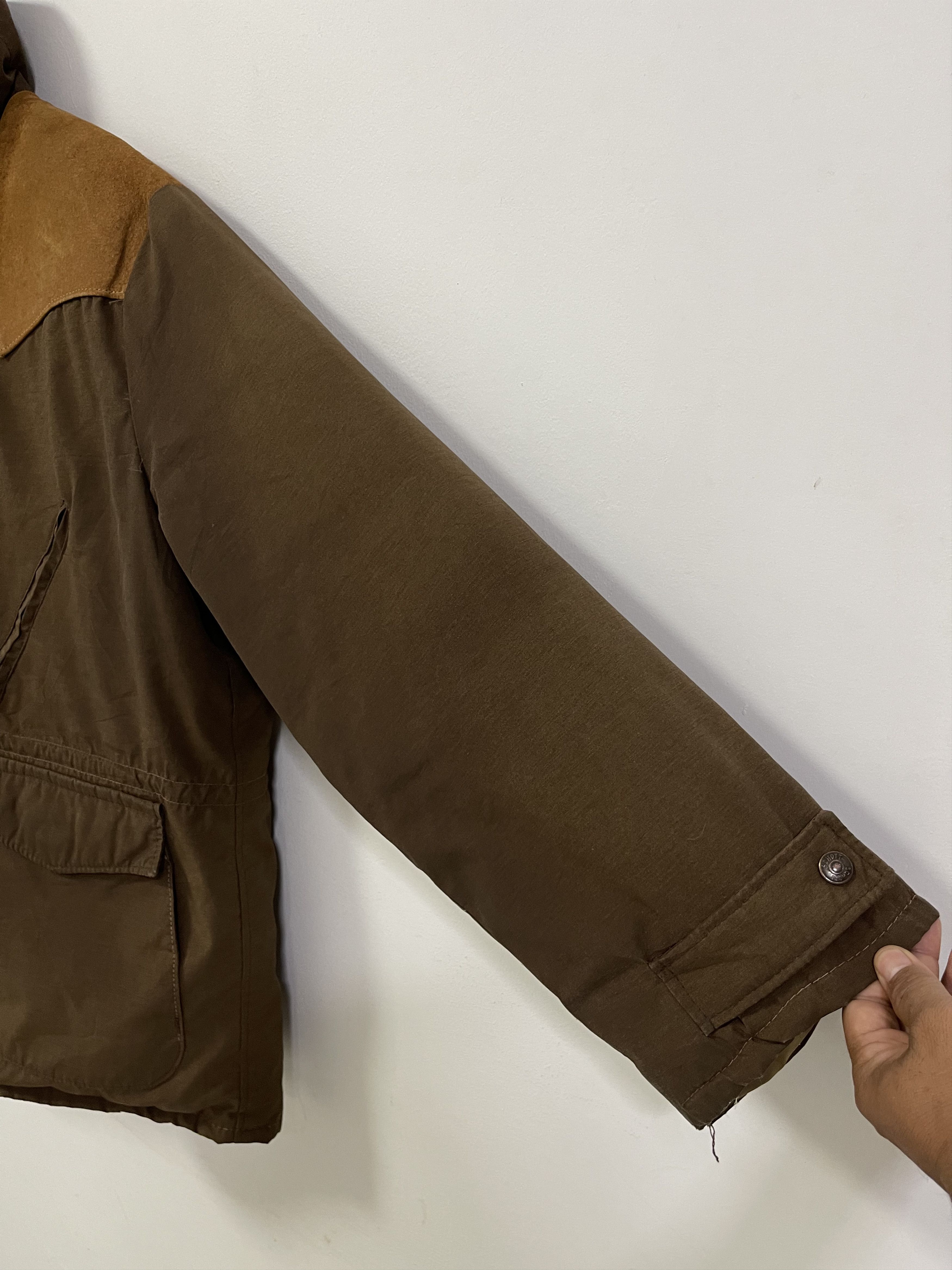 Schott Vintage Down By Schott Puffer Bomber Jacket Size US L / EU 52-54 / 3 - 6 Thumbnail