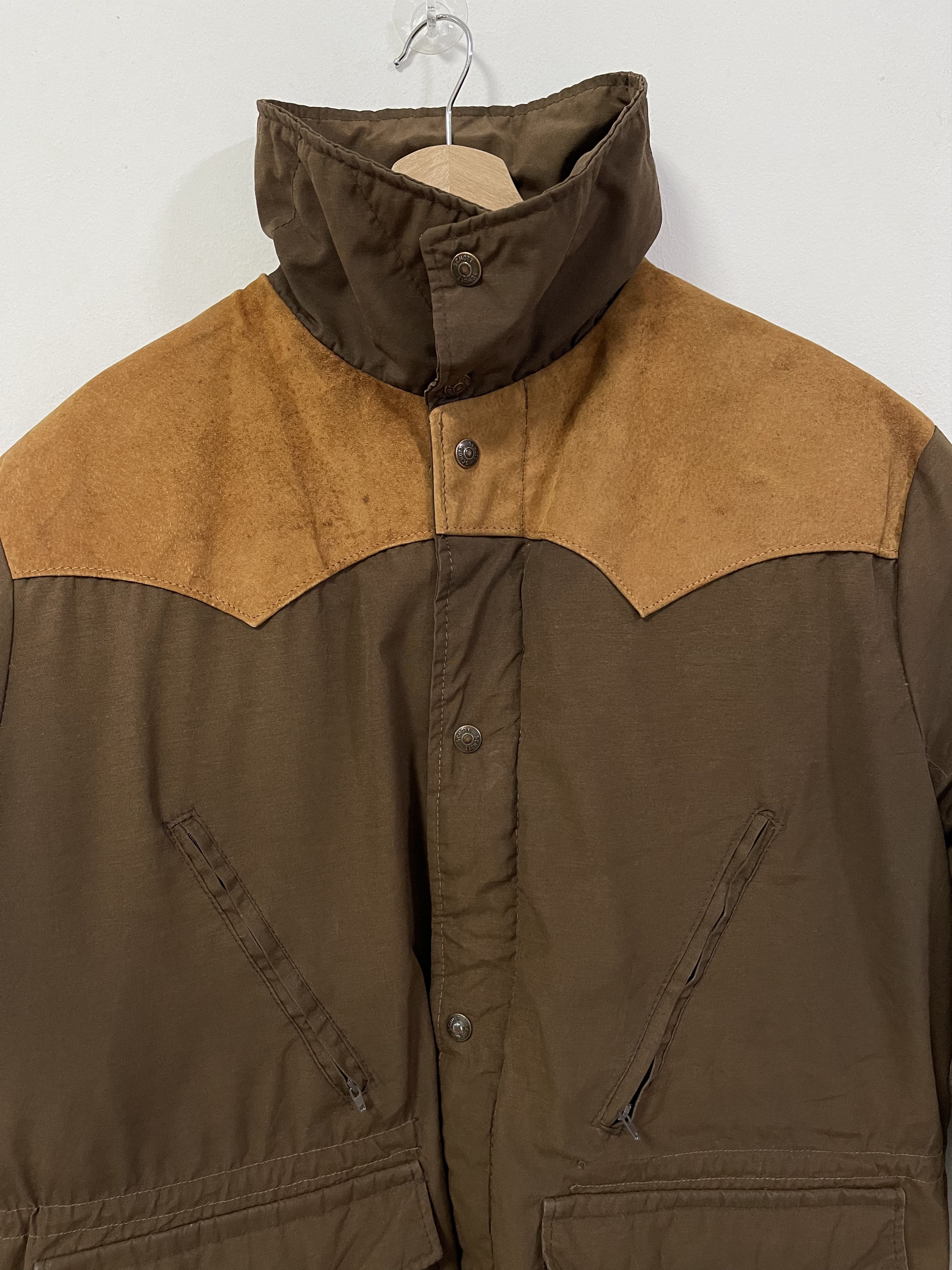 Schott Vintage Down By Schott Puffer Bomber Jacket Size US L / EU 52-54 / 3 - 2 Thumbnail