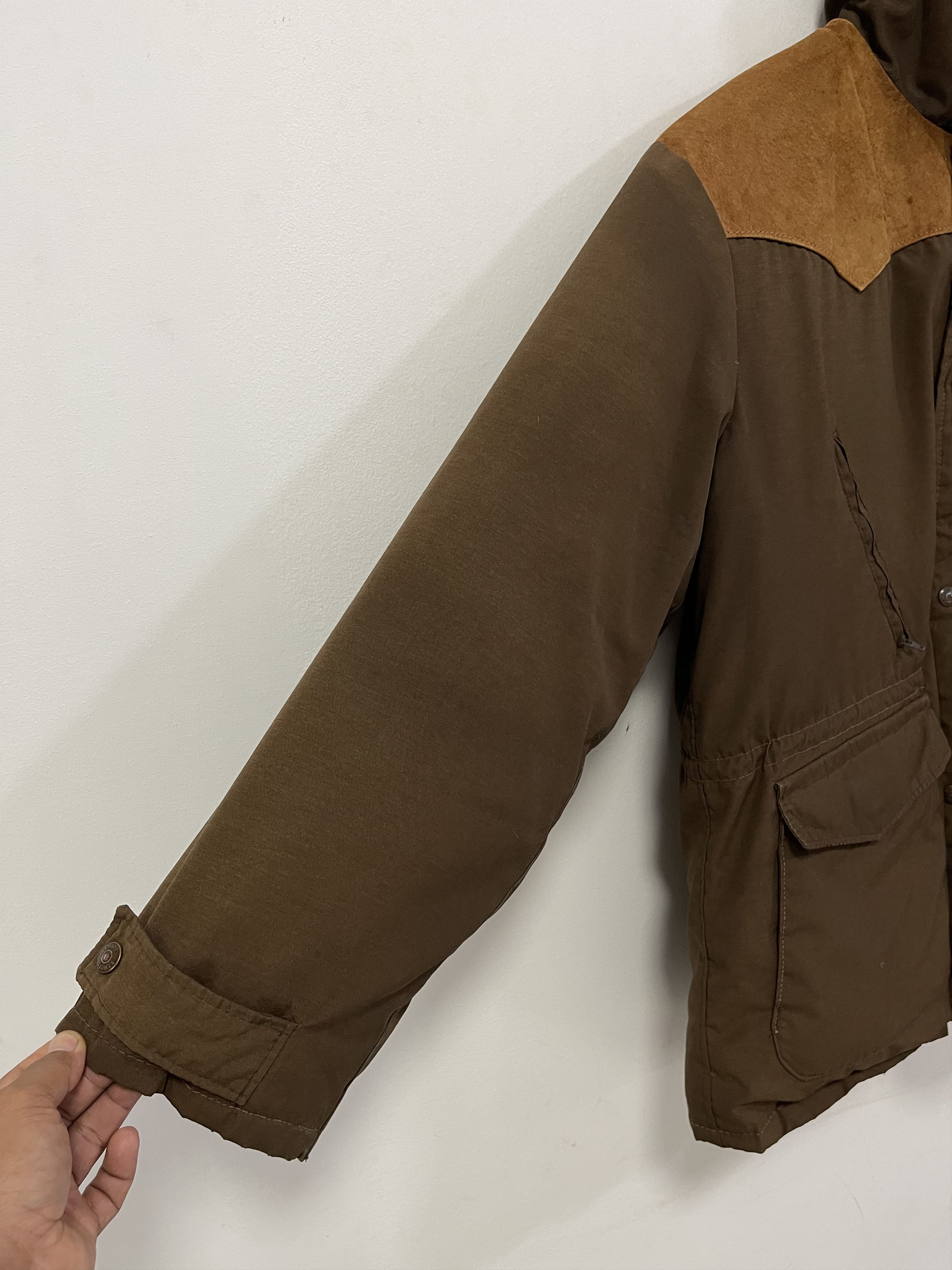 Schott Vintage Down By Schott Puffer Bomber Jacket Size US L / EU 52-54 / 3 - 7 Thumbnail