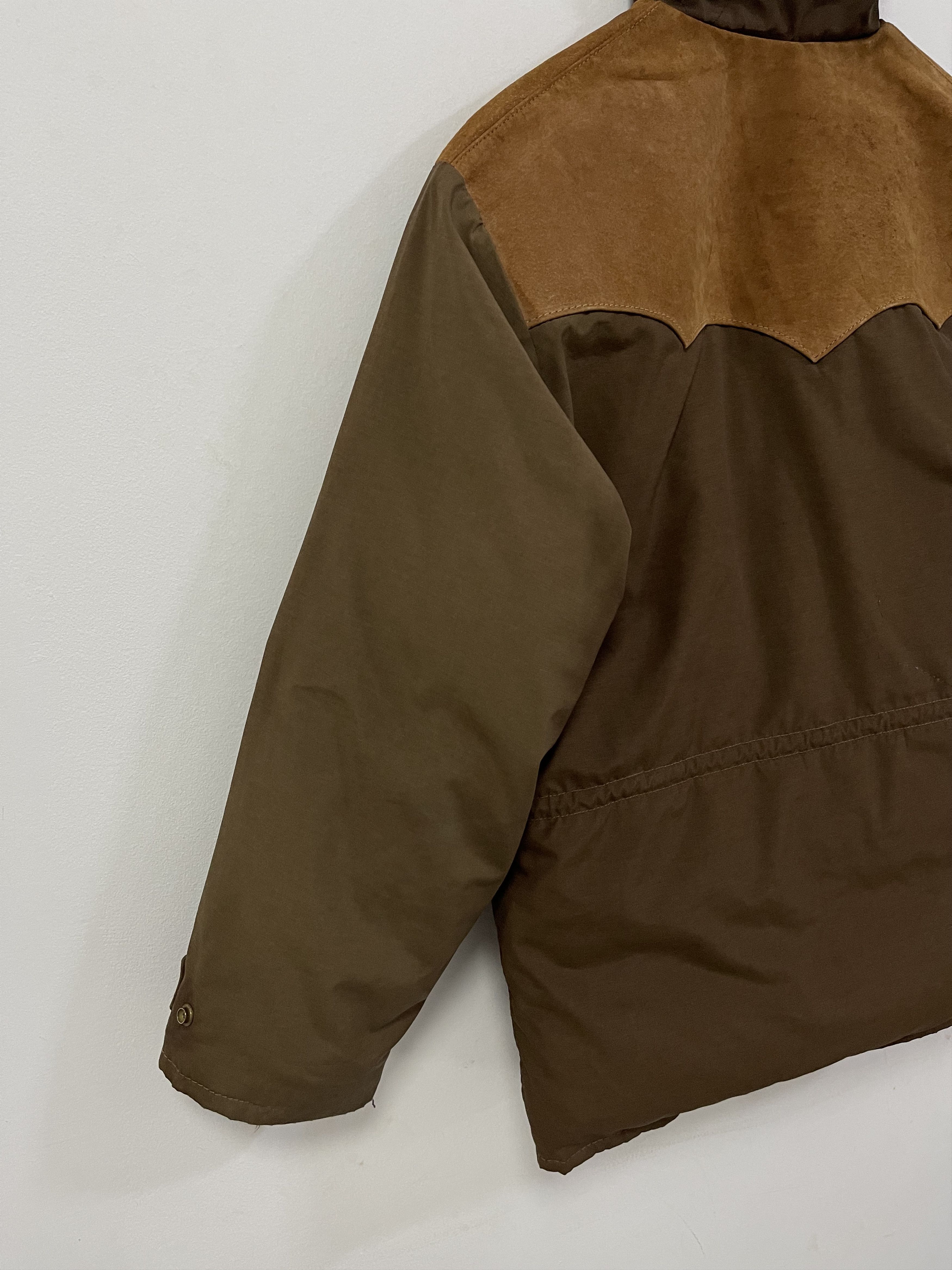 Schott Vintage Down By Schott Puffer Bomber Jacket Size US L / EU 52-54 / 3 - 10 Thumbnail