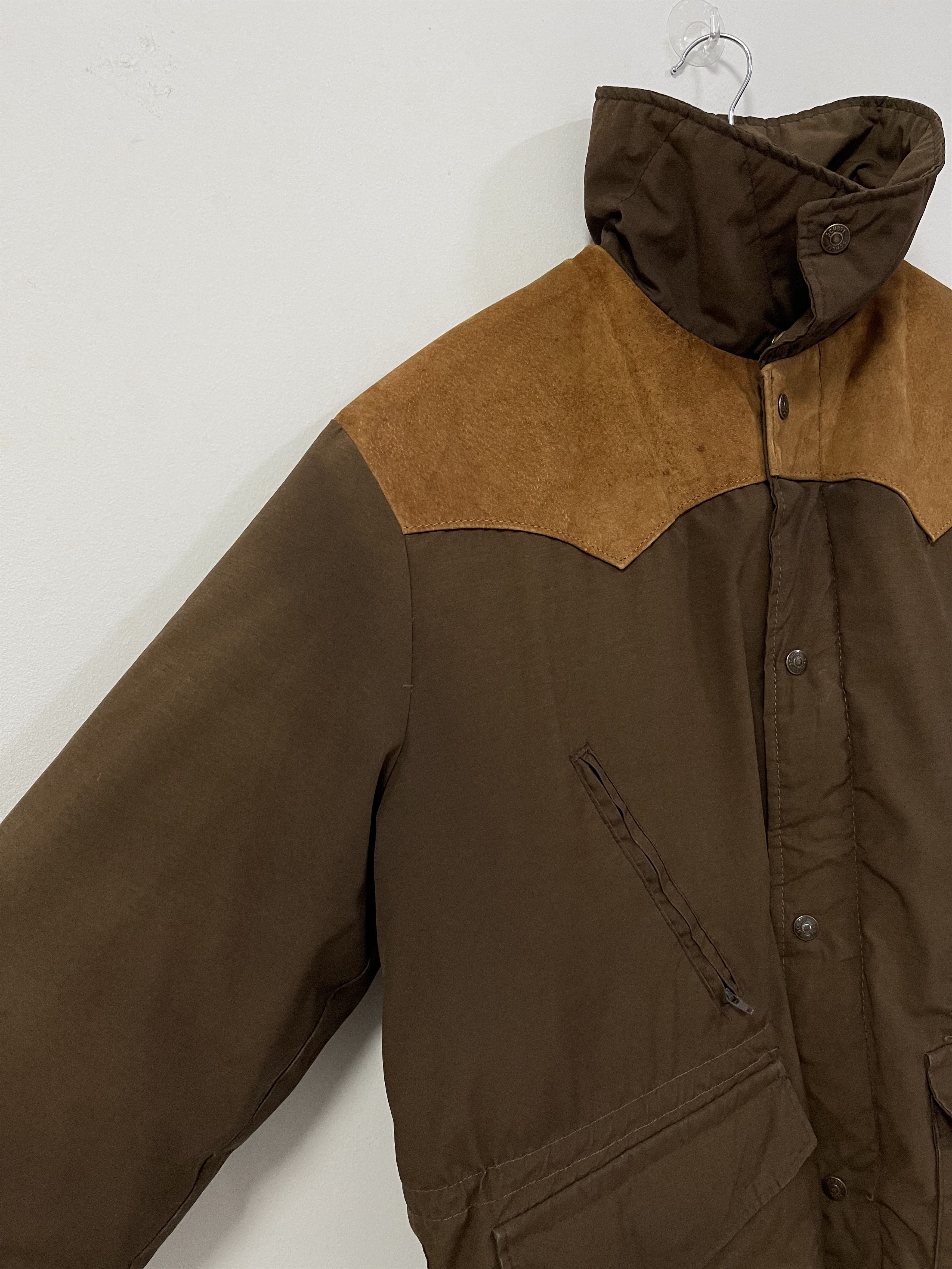 Schott Vintage Down By Schott Puffer Bomber Jacket Size US L / EU 52-54 / 3 - 8 Thumbnail