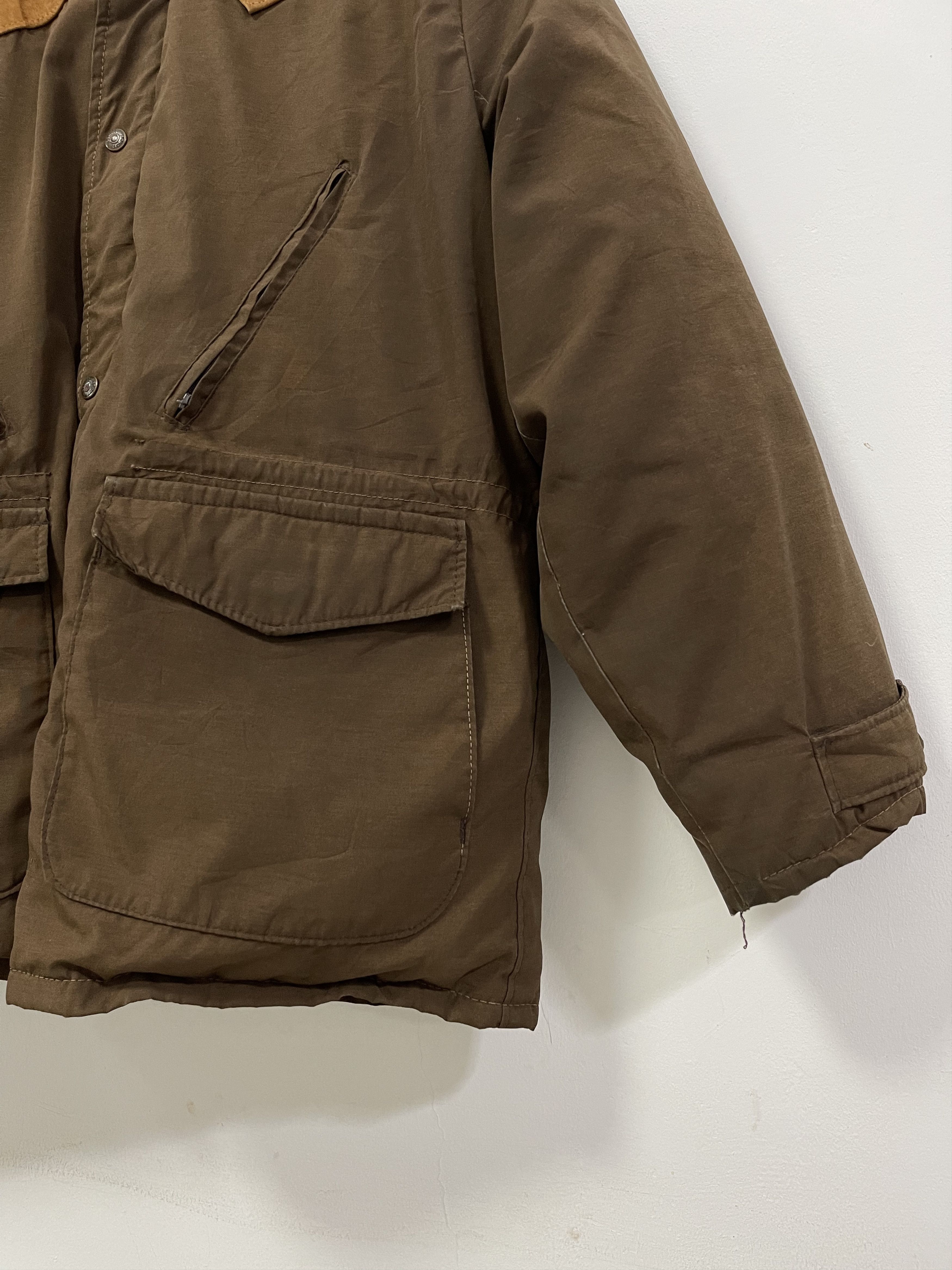 Schott Vintage Down By Schott Puffer Bomber Jacket Size US L / EU 52-54 / 3 - 3 Thumbnail