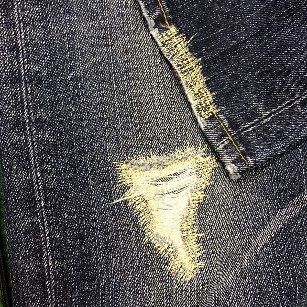 Issey Miyake Issey Miyake Sunao Kuwahara Distressed Denim Buckle Size US 32 / EU 48 - 25 Thumbnail